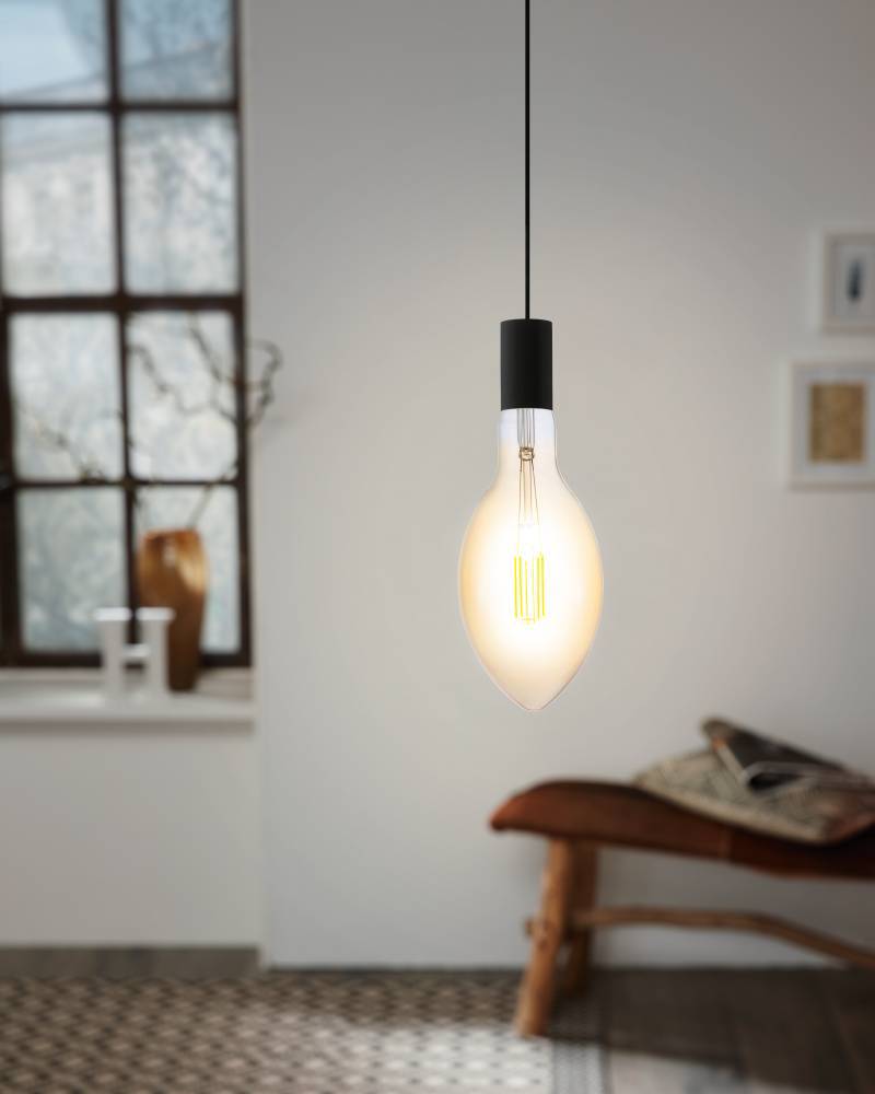 Светодиодная лампа Eglo E140 4W 400lm 2200K E27 12591, цвет янтарный - фото 2