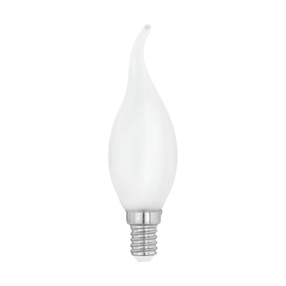 Светодиодная лампа Eglo Свеча на ветру 4W 470lm 4000K E14 12565, цвет белый;матовый - фото 1