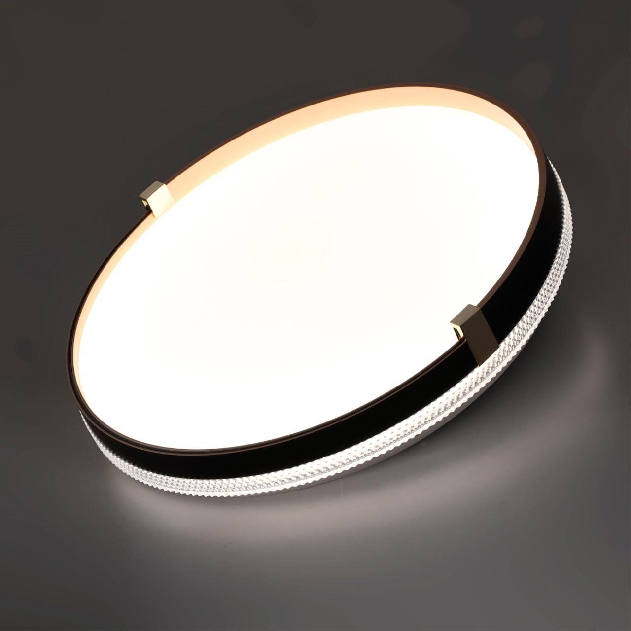 Настенно-потолочный светильник Sonex OLIDI BLACK 7647/CL, цвет белый;матовый;золотистый 7647/CL - фото 3