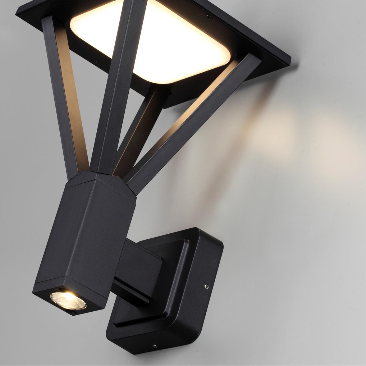 Уличный настенный светильник Odeon Light BEARITZ 6655/15WL, цвет чёрный 6655/15WL - фото 3