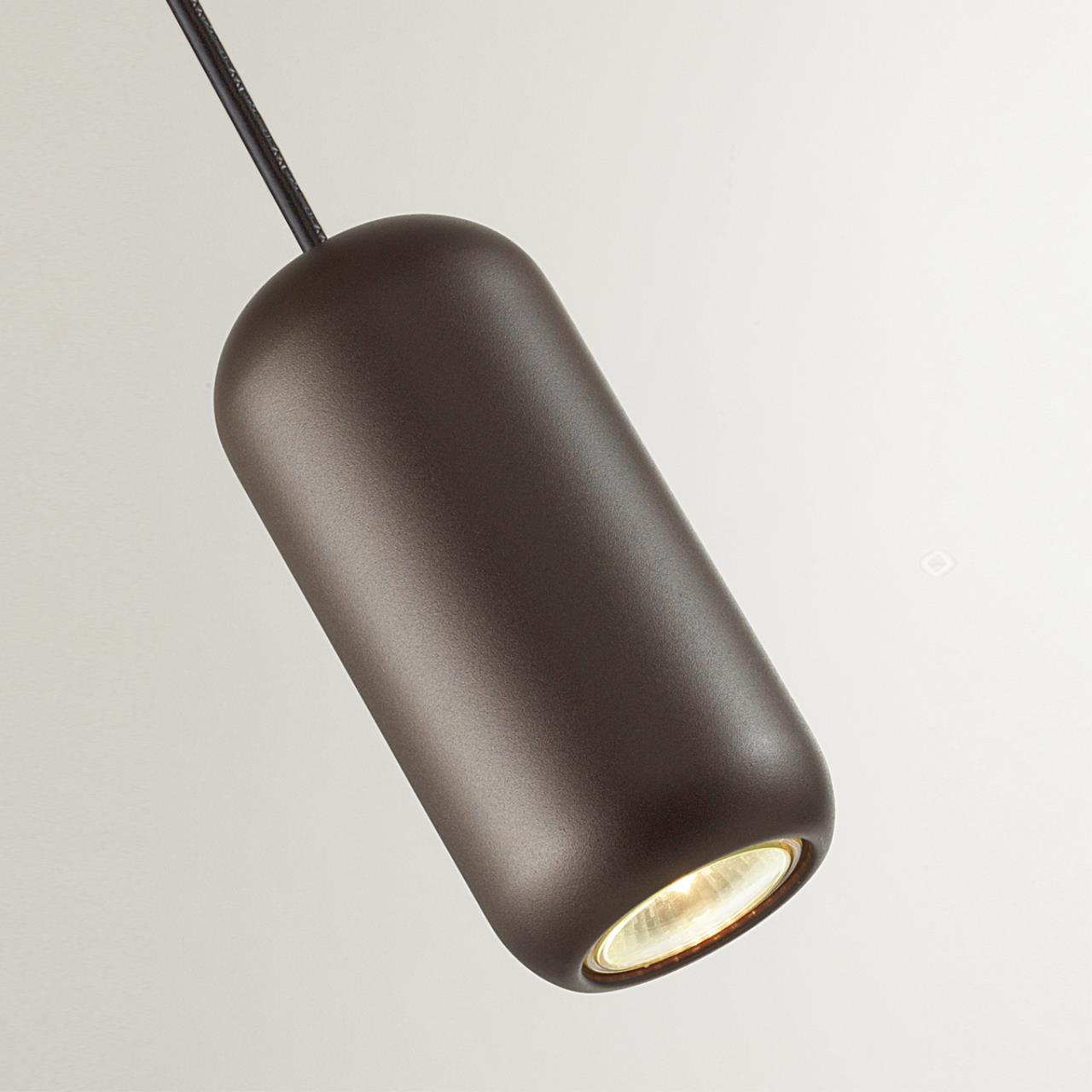 Точечный подвесной светильник Odeon Light COCOON 5060/1D, цвет коричневый 5060/1D - фото 3
