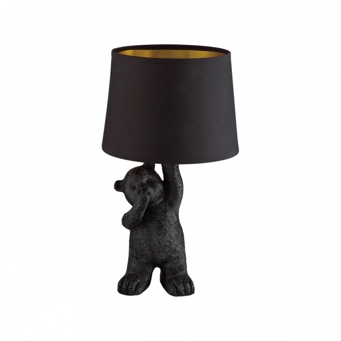 Декоративная настольная лампа Lumion BEAR 5662/1T, цвет чёрный 5662/1T - фото 1