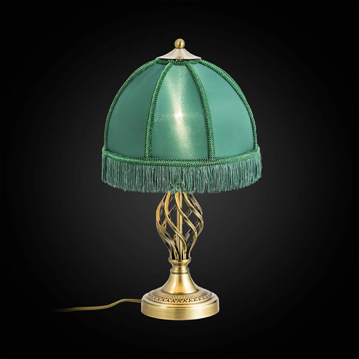 Декоративная настольная лампа Citilux БАЗЕЛЬ CL407802, цвет зелёный;матовый - фото 2