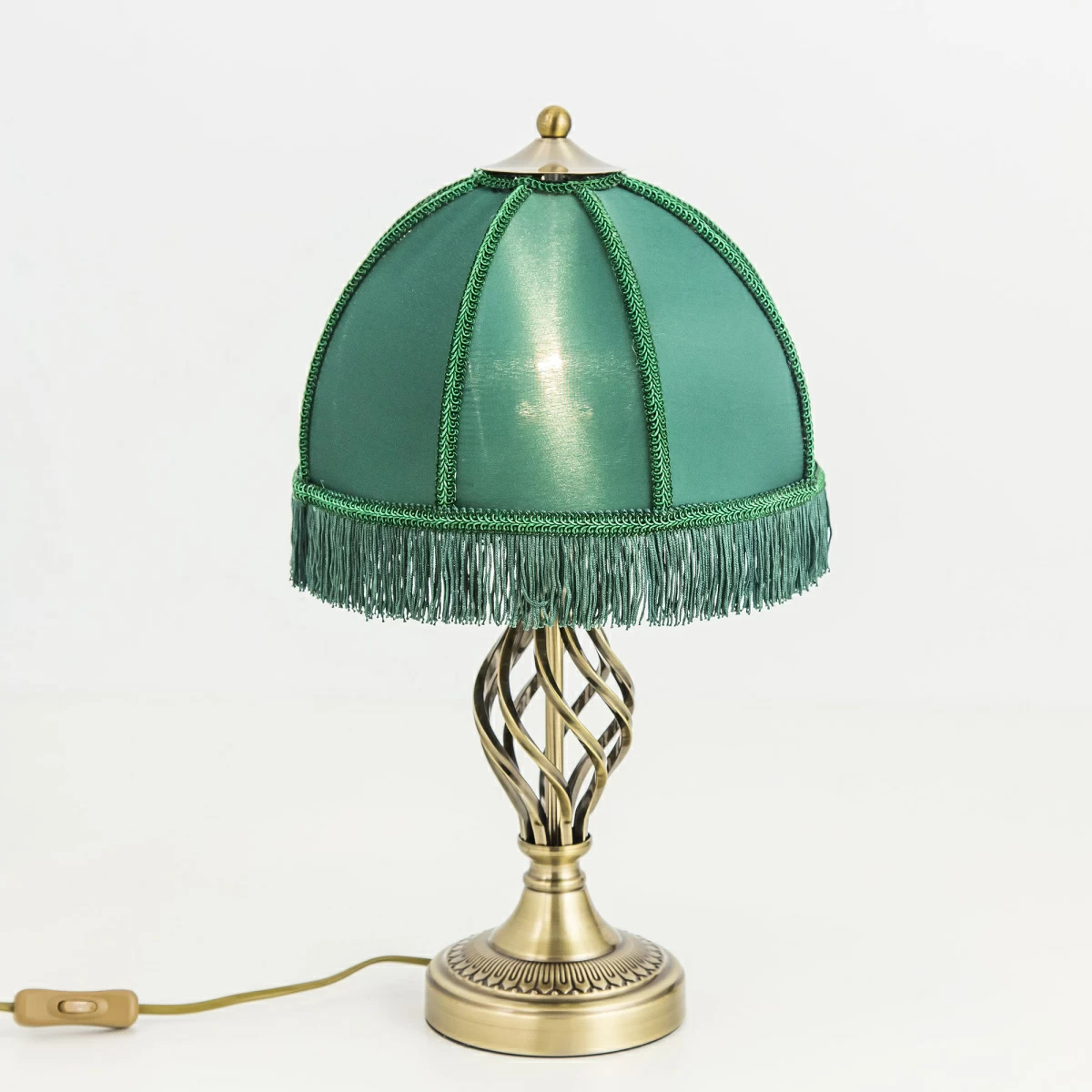 Декоративная настольная лампа Citilux БАЗЕЛЬ CL407802, цвет зелёный;матовый - фото 3