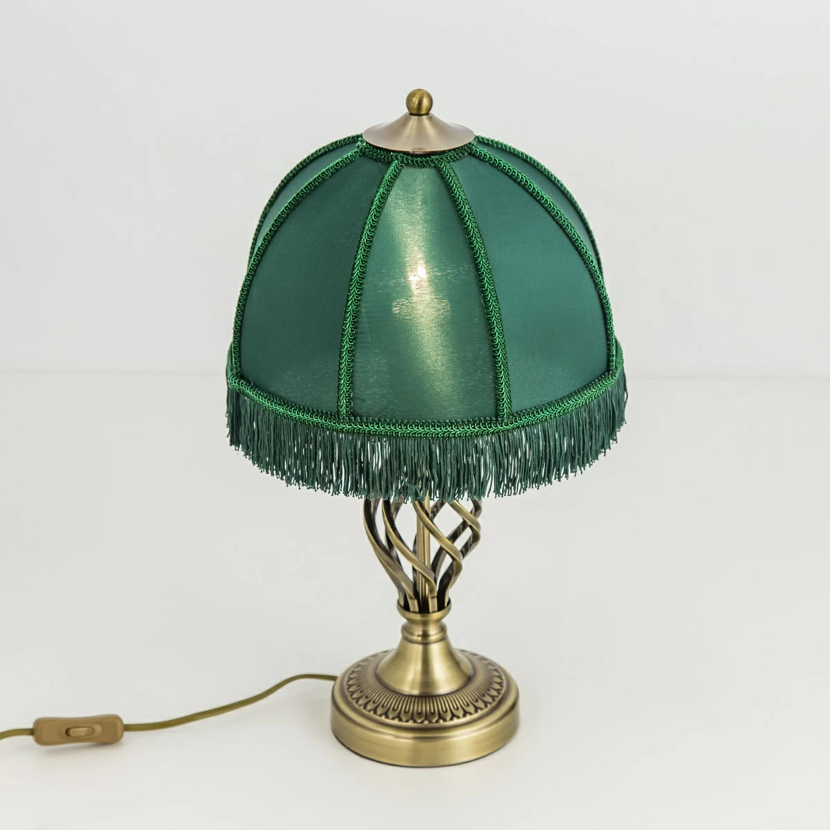 Декоративная настольная лампа Citilux БАЗЕЛЬ CL407802, цвет зелёный;матовый - фото 6