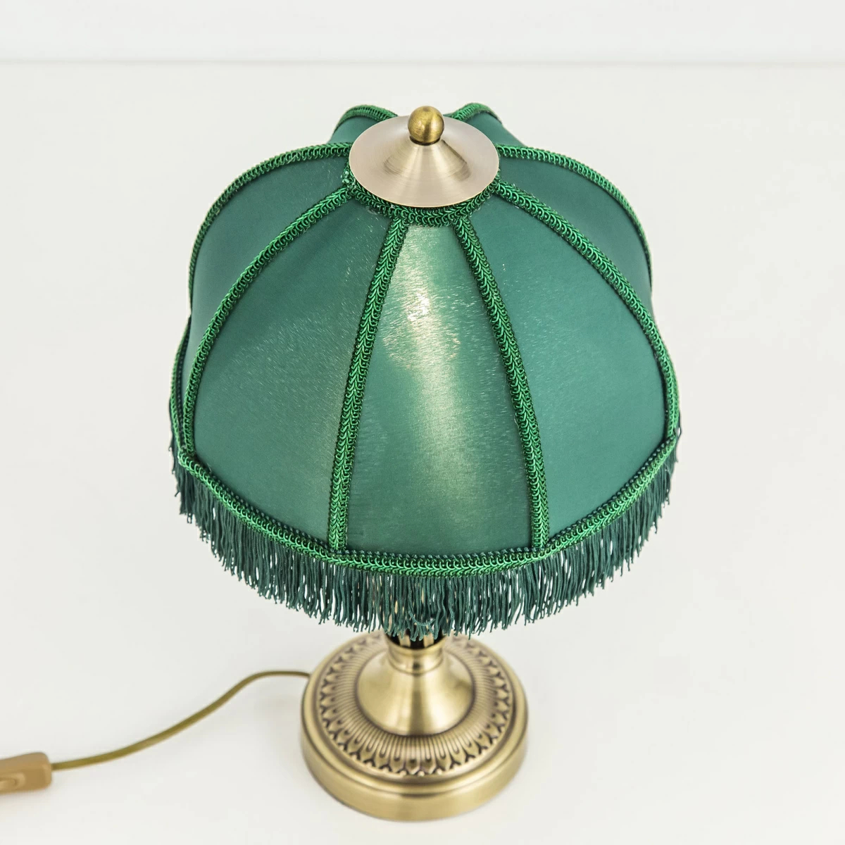Декоративная настольная лампа Citilux БАЗЕЛЬ CL407802, цвет зелёный;матовый - фото 7