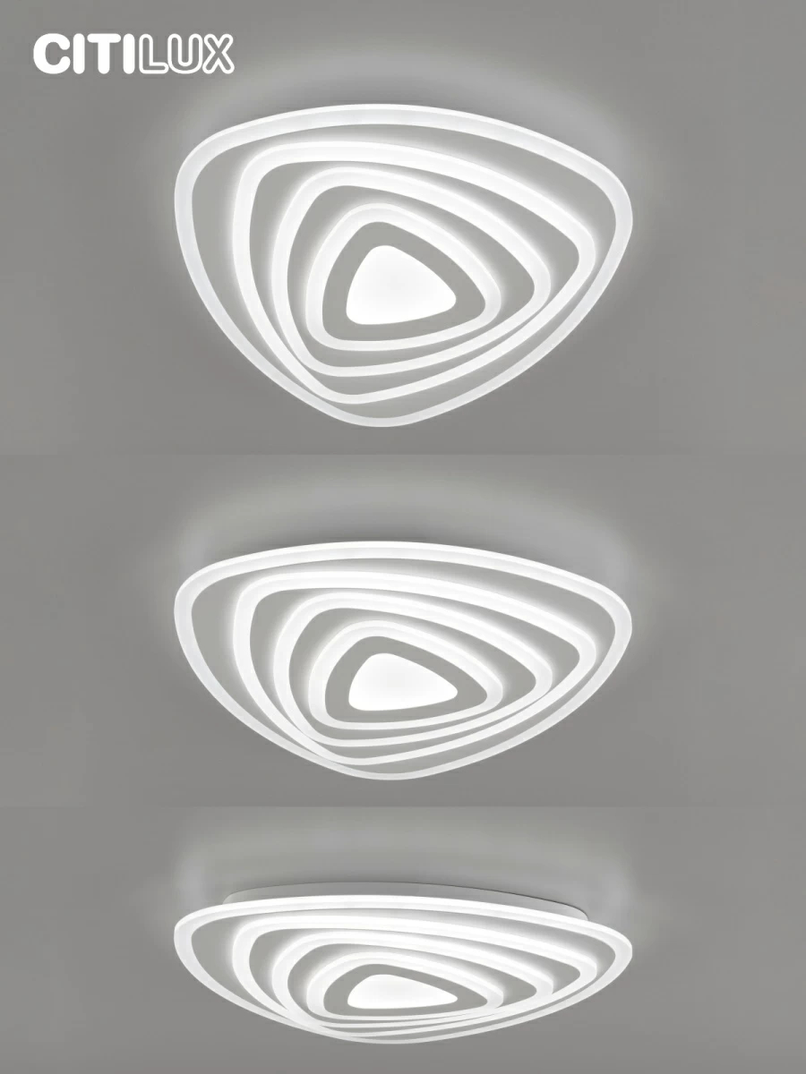 Потолочная люстра Citilux ТРИЕСТ СМАРТ CL737A34E, цвет белый;матовый - фото 3