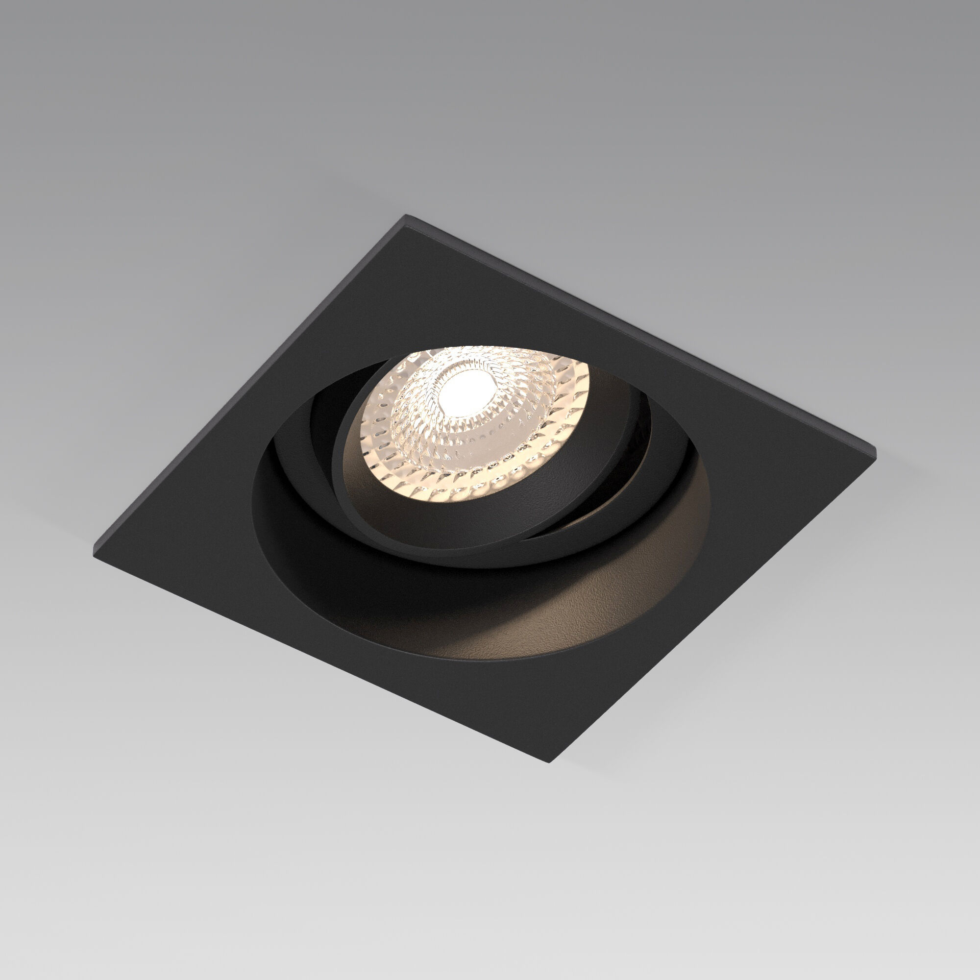Точечный встраиваемый светильник Elektrostandard TUNE 25015/01 4690389203466, цвет чёрный a065469 - фото 1