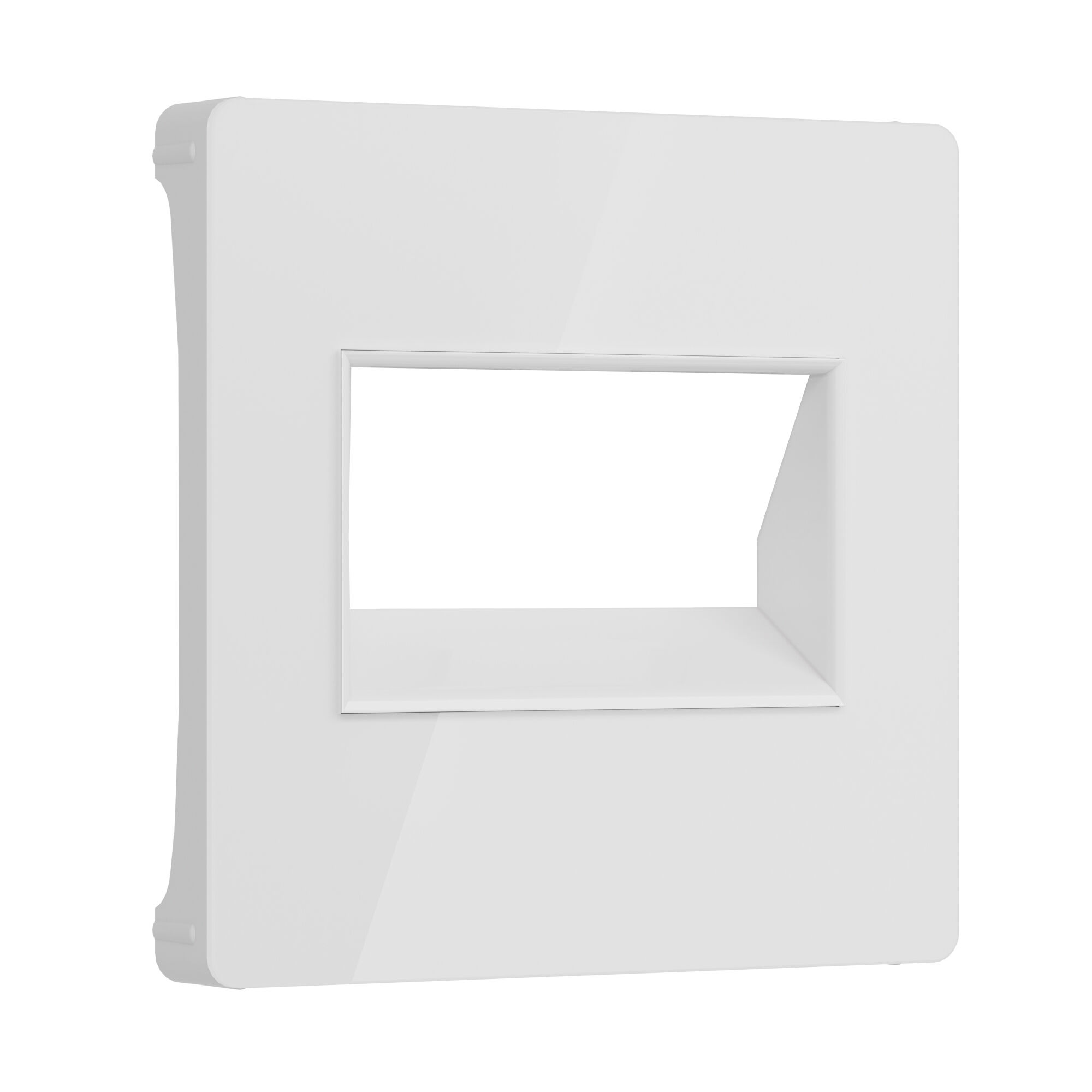 Лицевая панель для розетки интернет RJ-45 Werkel W1191141 4690389197390, цвет белый