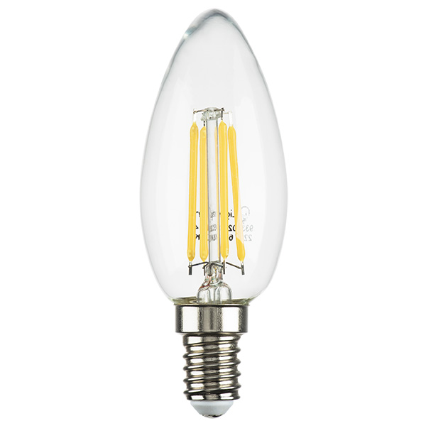 Светодиодная лампа Lightstar LED Свеча 6W 430lm 3000K E14 933502, цвет теплый - фото 1