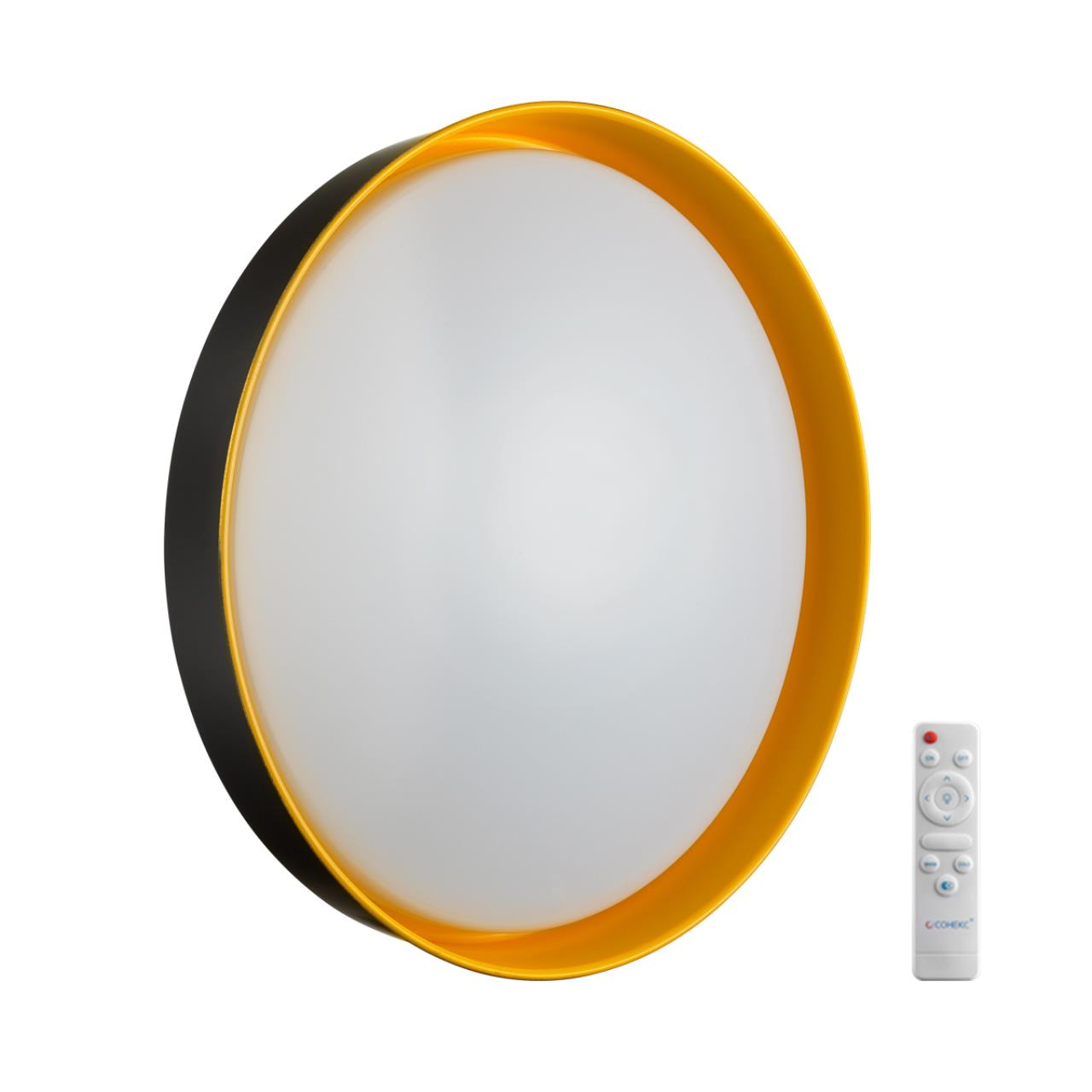 Потолочный светильник Sonex TUNA YELLOW 7711/EL, цвет белый;жёлтый 7711/EL - фото 1