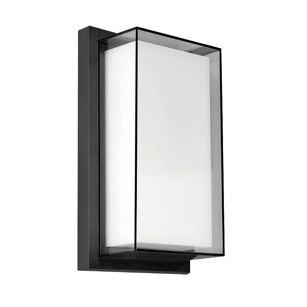 Уличный настенный светильник Arte Lamp A1331AL-1BK, цвет чёрный;белый
