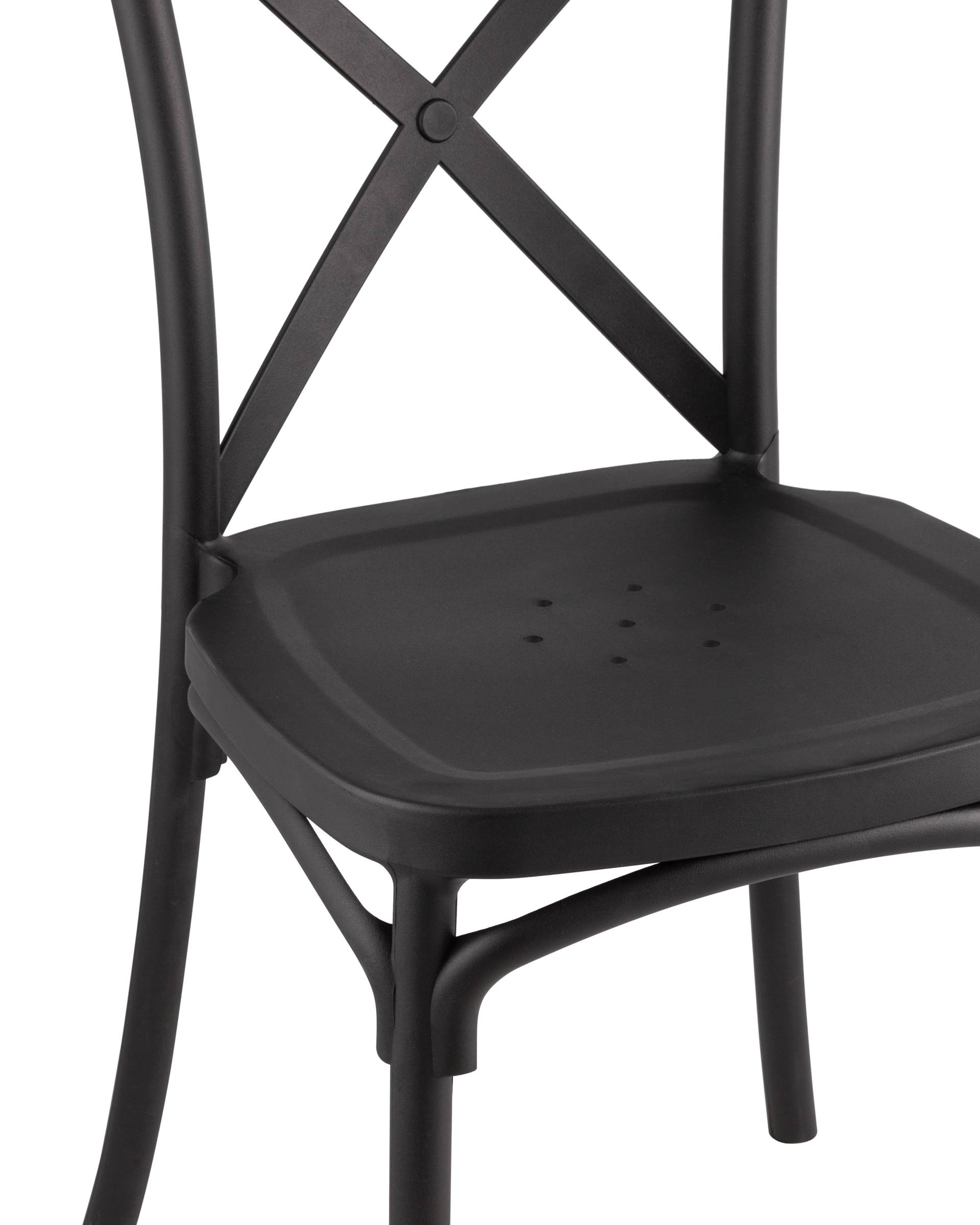 Садовый стул Stool Group КРОССБЭК УТ000001849, цвет чёрный - фото 2