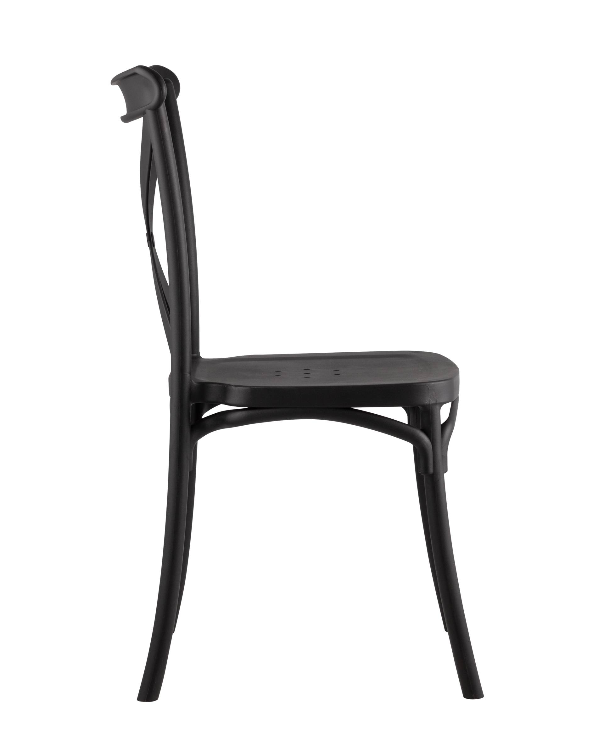 Садовый стул Stool Group КРОССБЭК УТ000001849, цвет чёрный - фото 4