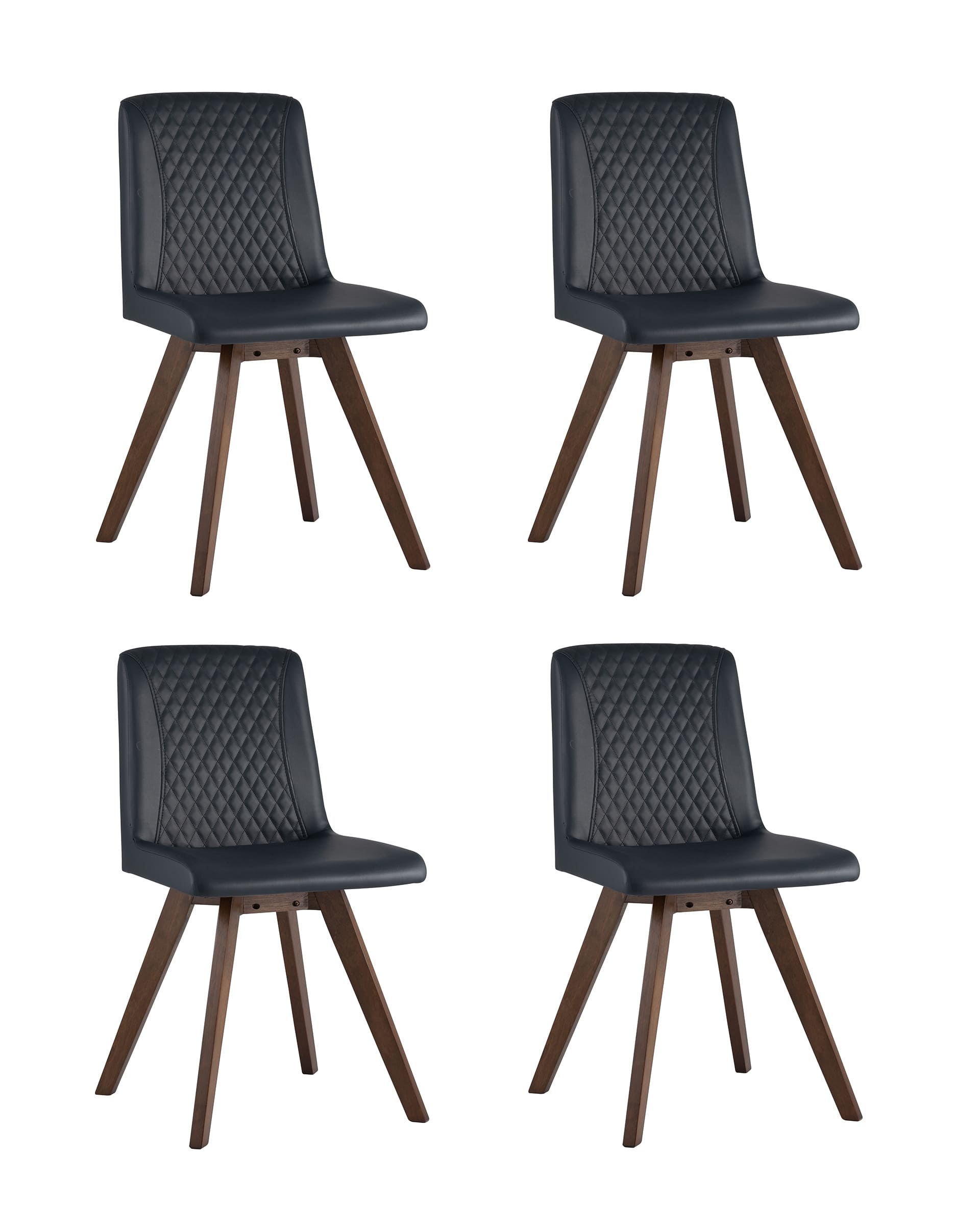 Комплект стульев (4шт) Stool Group MARTA УТ000002031, цвет коричневый
