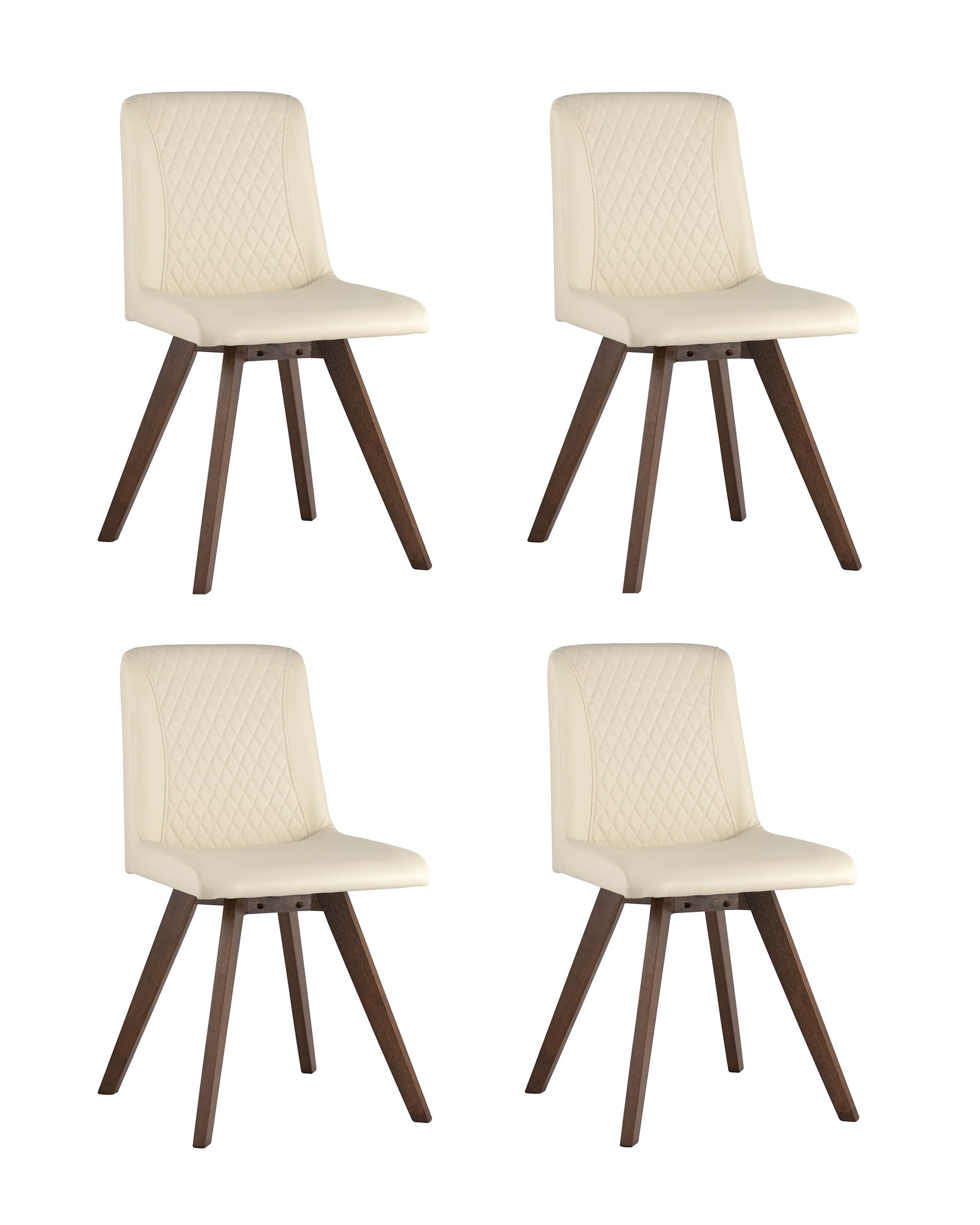 Комплект стульев (4шт) Stool Group MARTA УТ000002032, цвет коричневый