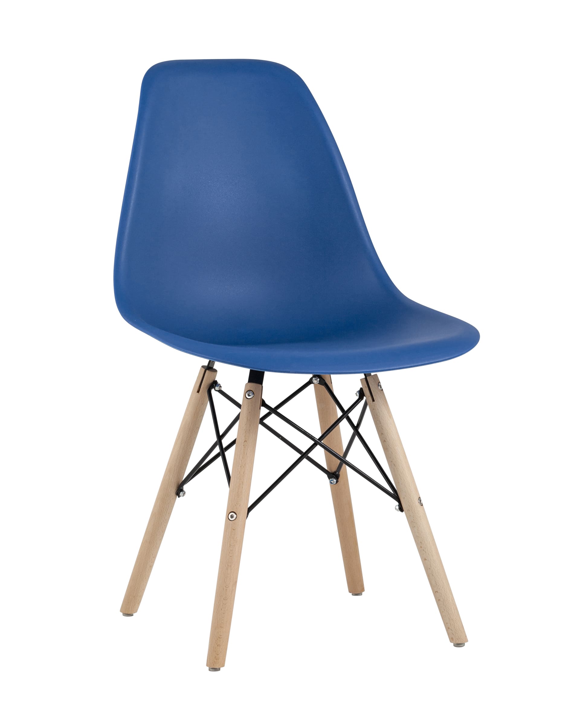 Комплект стульев (4шт) Stool Group DSW УТ000003483, цвет синий;коричневый