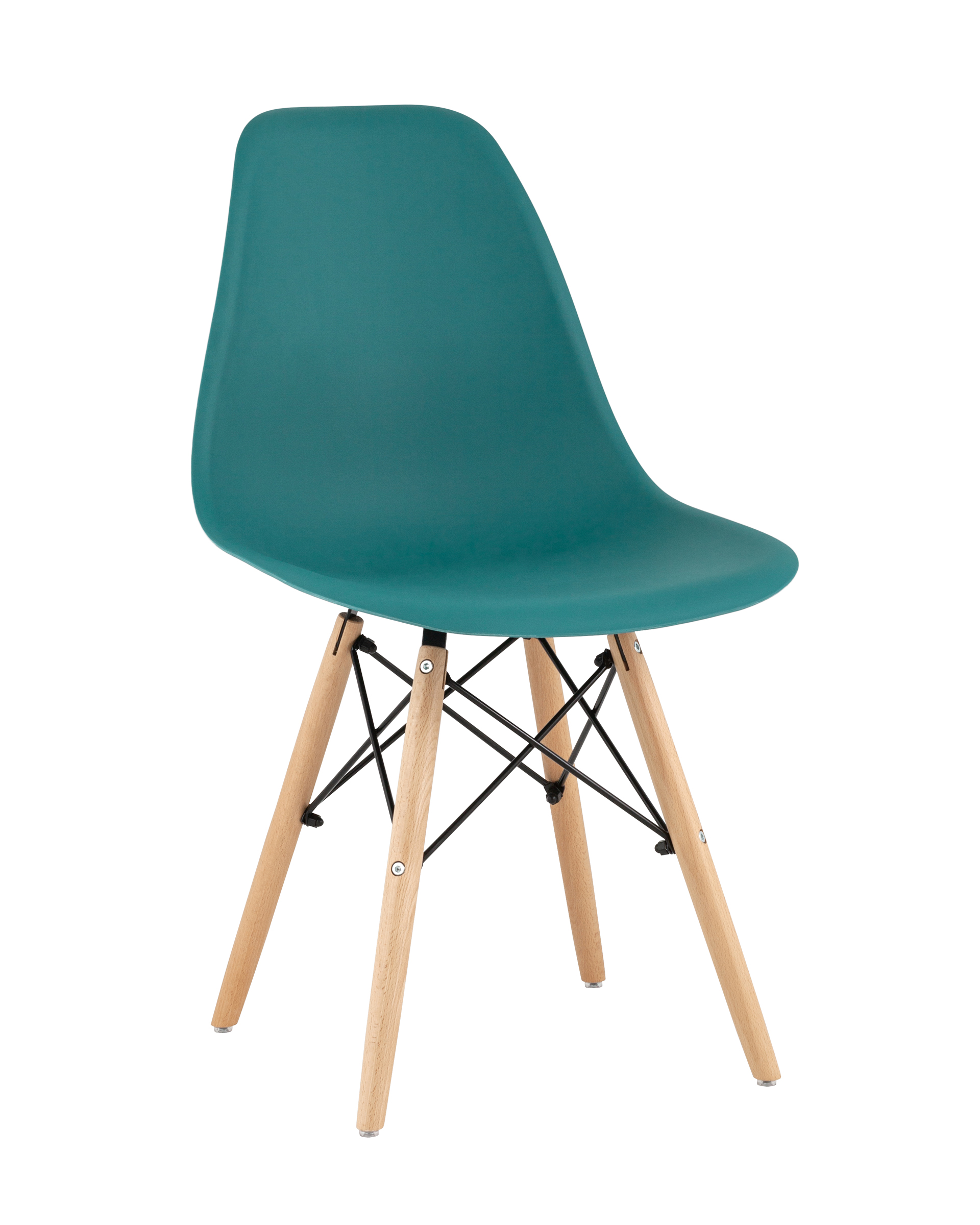 Комплект стульев (4шт) Stool Group DSW УТ000035182, цвет голубой;коричневый - фото 2