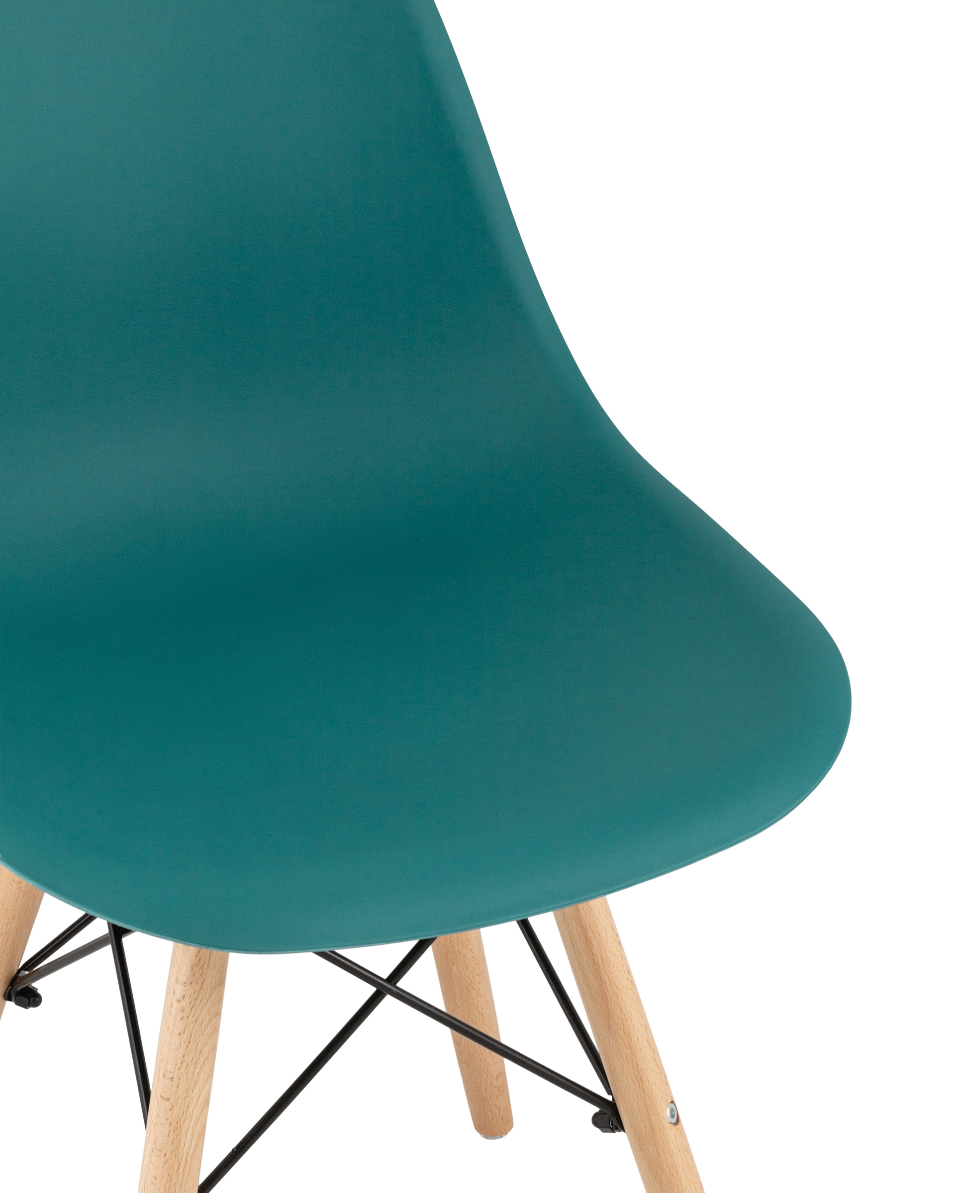 Комплект стульев (4шт) Stool Group DSW УТ000035182, цвет голубой;коричневый - фото 3