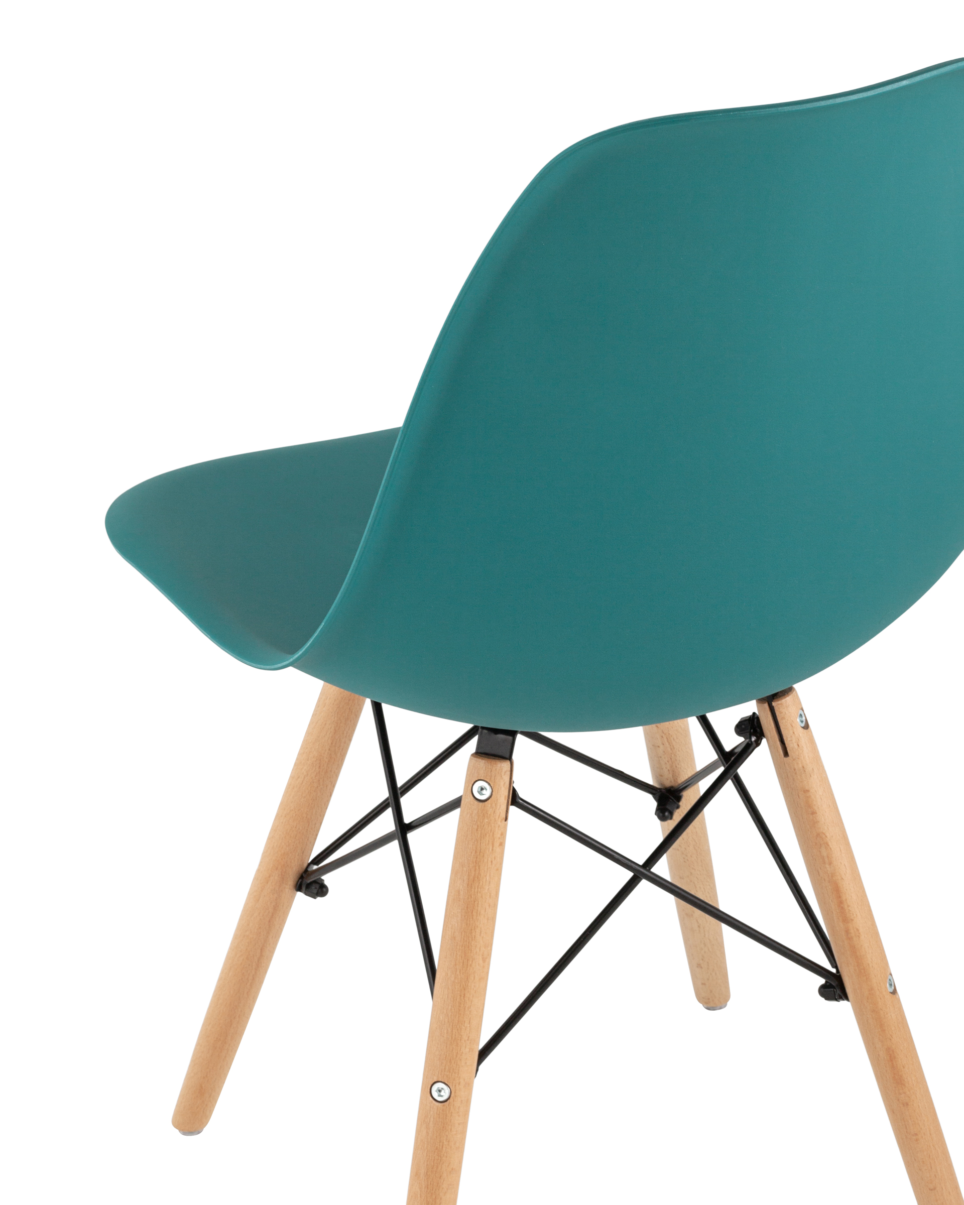 Комплект стульев (4шт) Stool Group DSW УТ000035182, цвет голубой;коричневый - фото 8