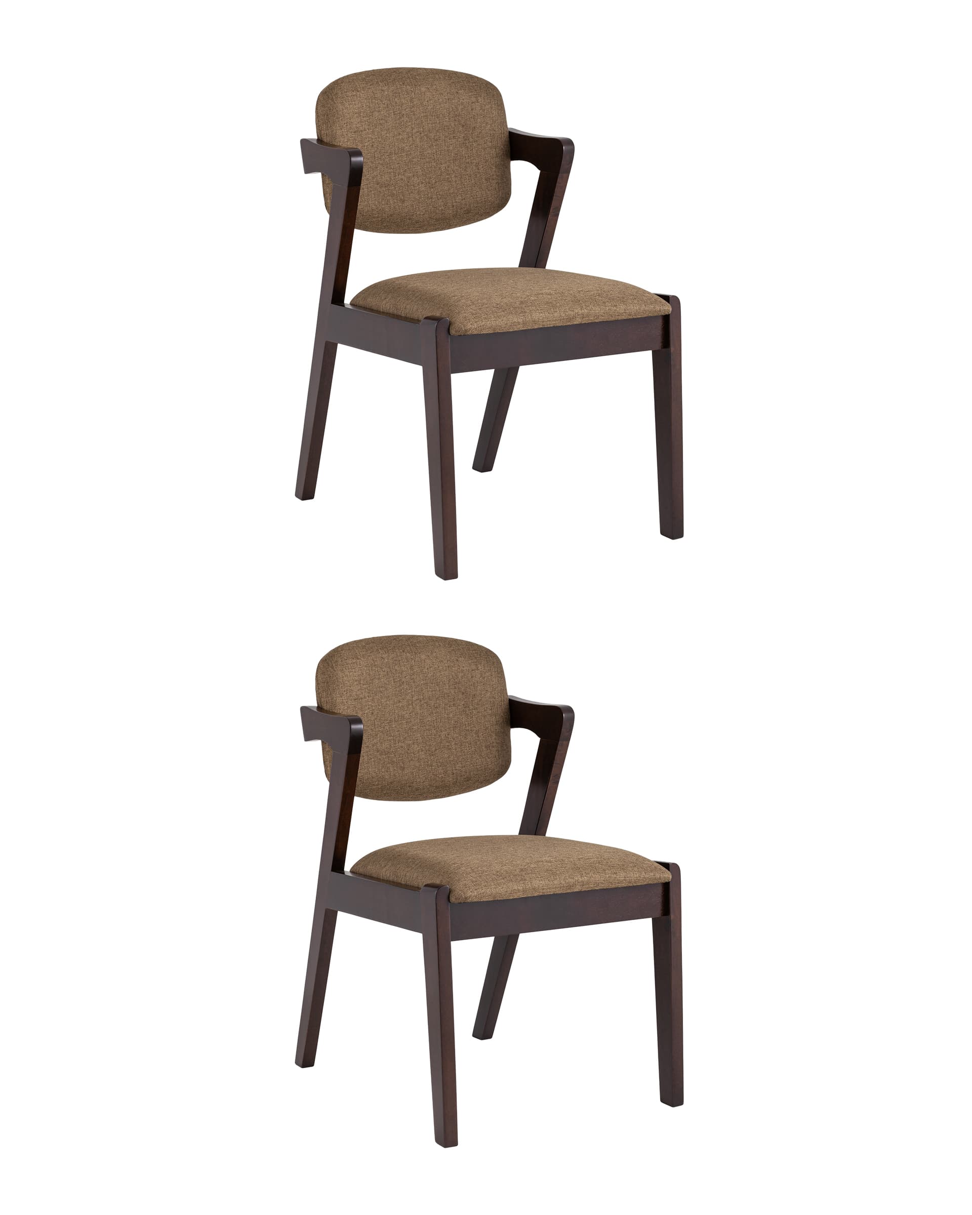 Комплект стульев (2шт) Stool Group VIVA УТ000036443, цвет коричневый