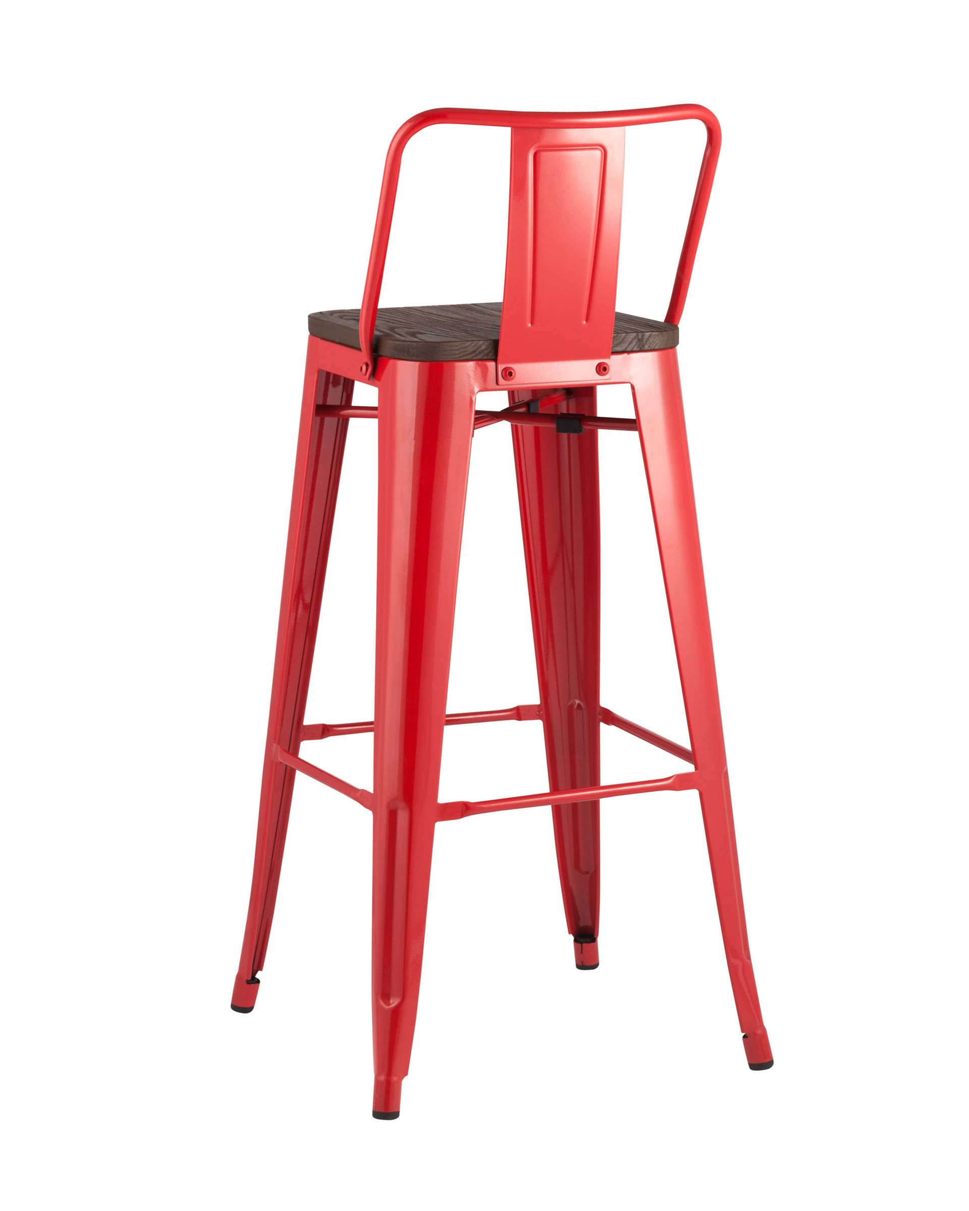 Барный стул Stool Group TOLIX УТ000001197, цвет красный;коричневый - фото 3