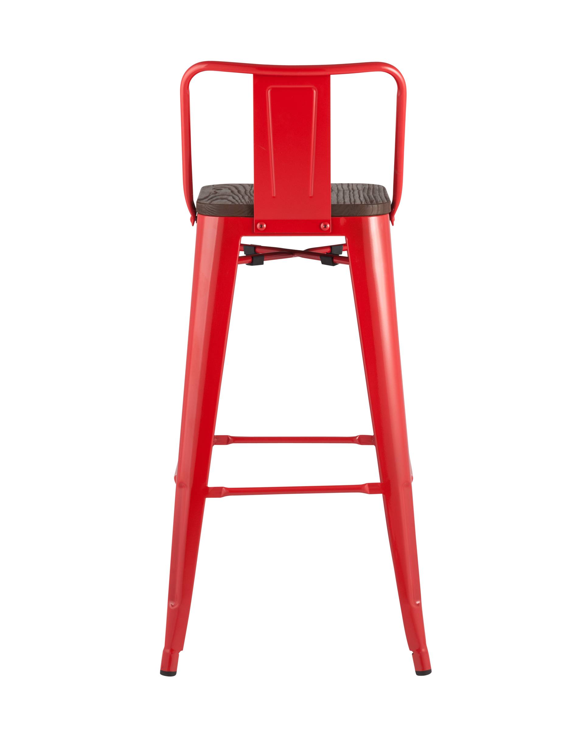 Барный стул Stool Group TOLIX УТ000001197, цвет красный;коричневый - фото 4