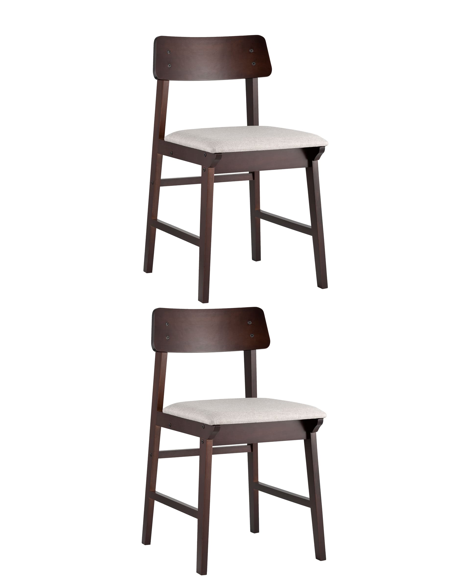 Комплект стульев (2шт) Stool Group ODEN NEW УТ000005367, цвет коричневый