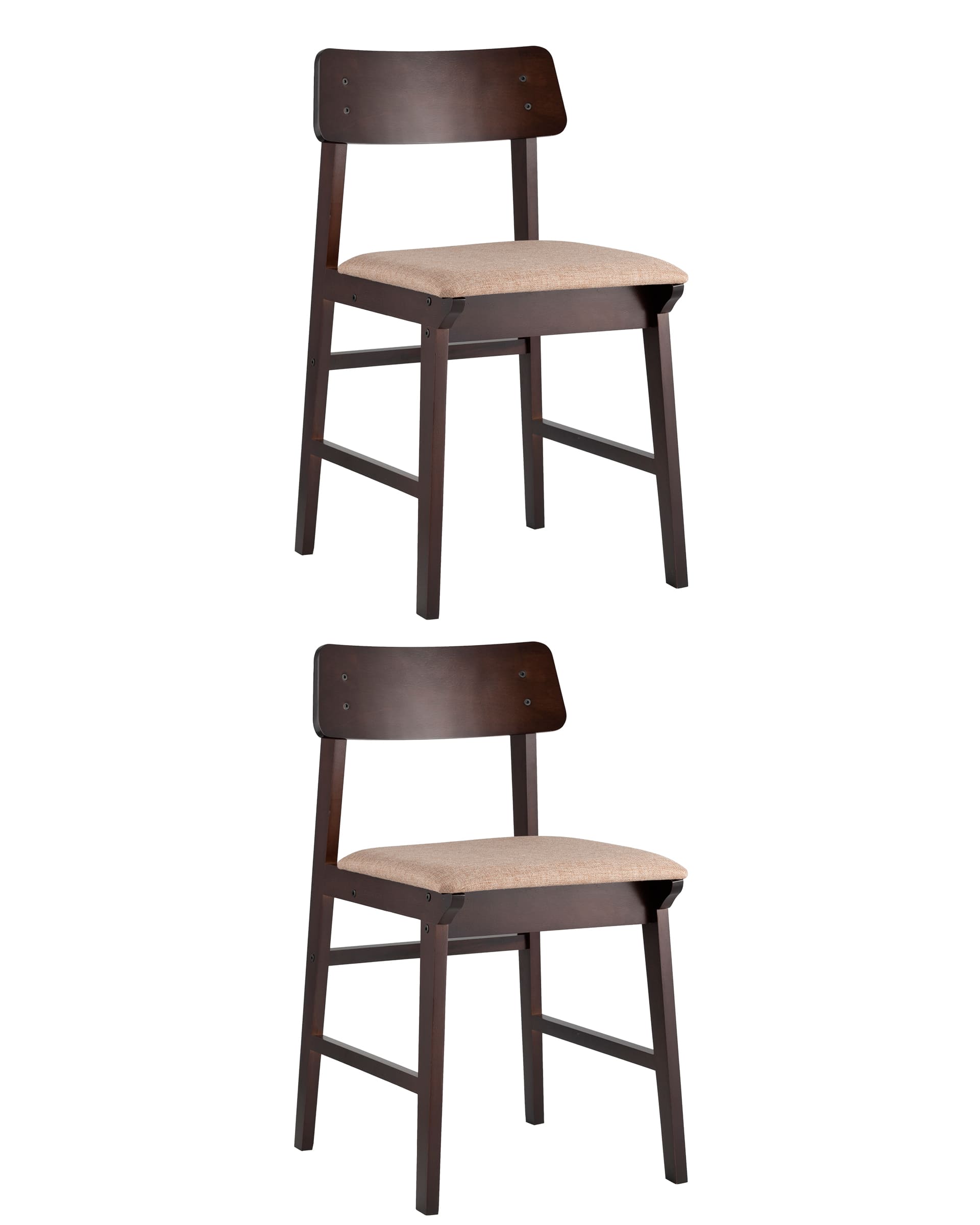 Комплект стульев (2шт) Stool Group ODEN NEW УТ000005368, цвет коричневый