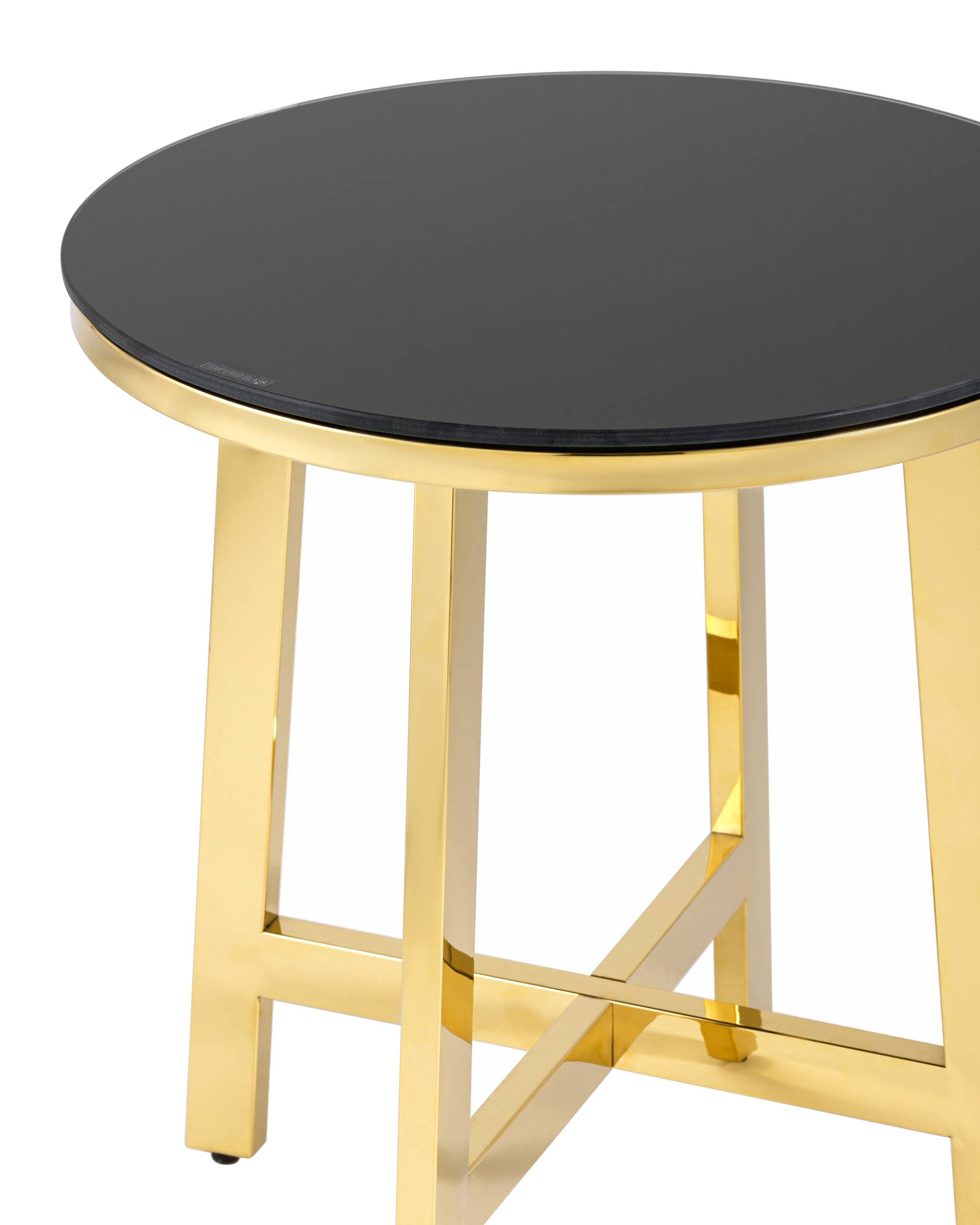 Журнальный стол Stool Group АЛЬБА УТ000004642, цвет золотистый;чёрный - фото 3