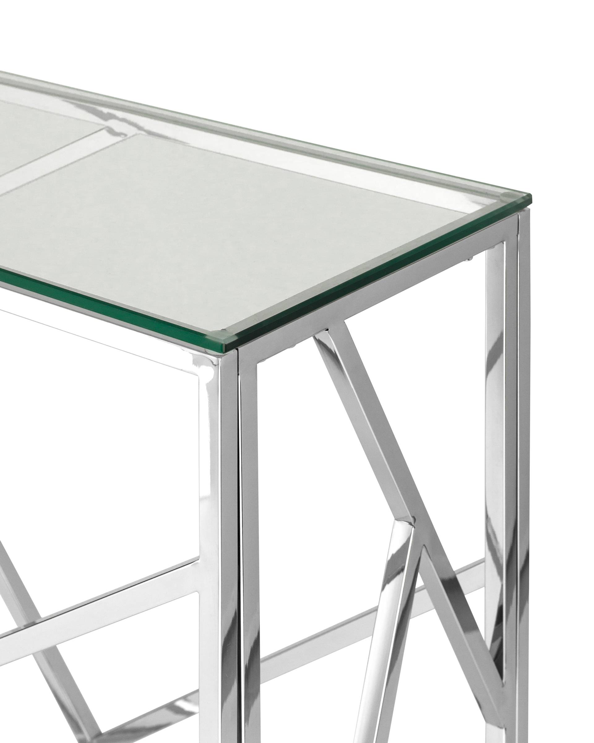 Консольный стол Stool Group АРТ ДЕКО УТ000001489, цвет серый - фото 2