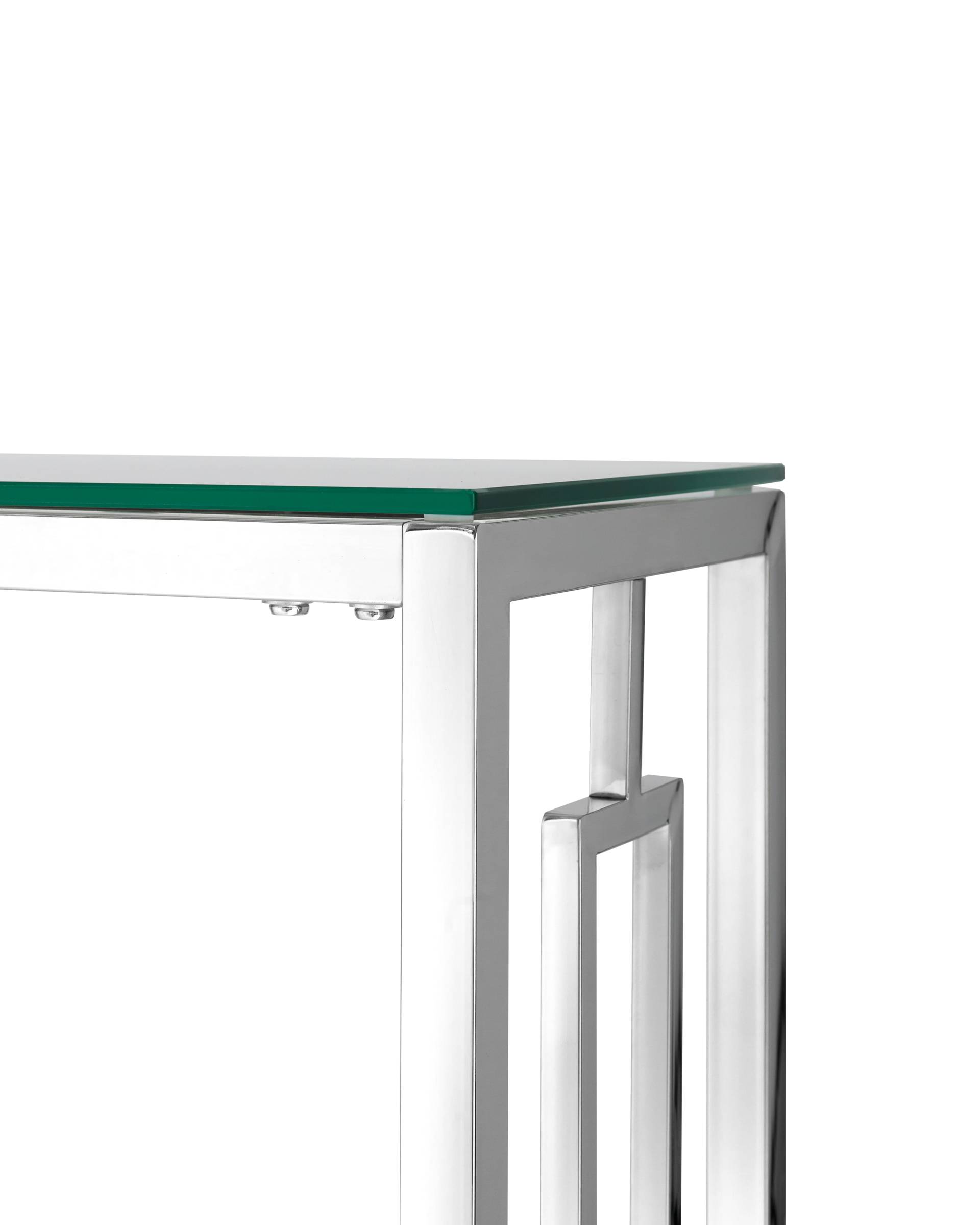 Консольный стол Stool Group БРУКЛИН УТ000001495, цвет серый - фото 3