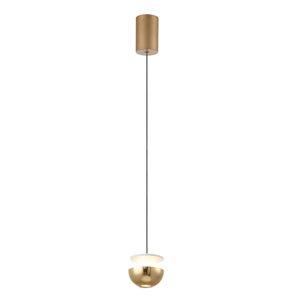 Точечный подвесной светильник Crystal Lux ASTRA SP LED GOLD, цвет золотистый - фото 2