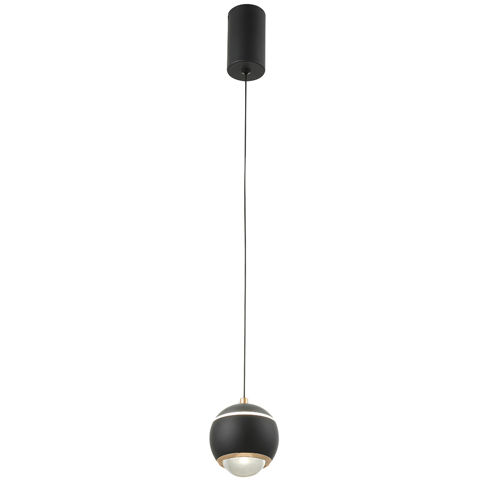 Точечный подвесной светильник Crystal Lux CARO SP LED BLACK, цвет чёрный - фото 2