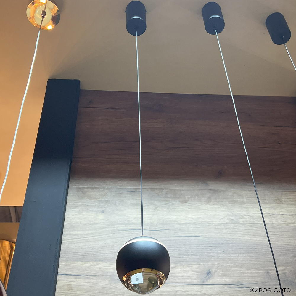 Точечный подвесной светильник Crystal Lux CARO SP LED BLACK, цвет чёрный - фото 3