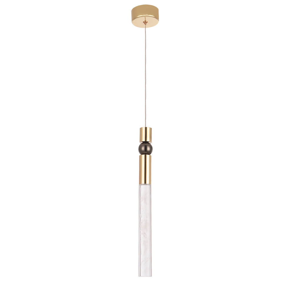 Подвесной светильник Crystal Lux CIELO SP5W LED GOLD, цвет прозрачный - фото 1