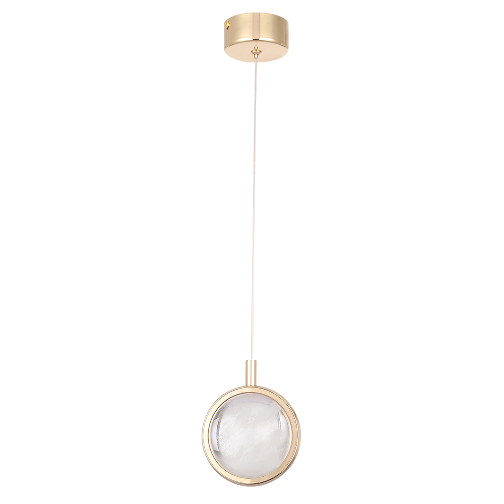 Подвесной светильник Crystal Lux CIELO SP6W LED GOLD, цвет прозрачный - фото 2