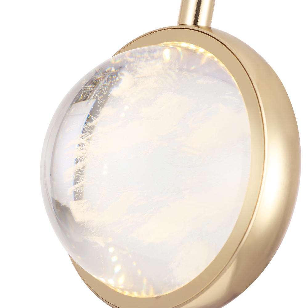 Подвесной светильник Crystal Lux CIELO SP6W LED GOLD, цвет прозрачный - фото 5