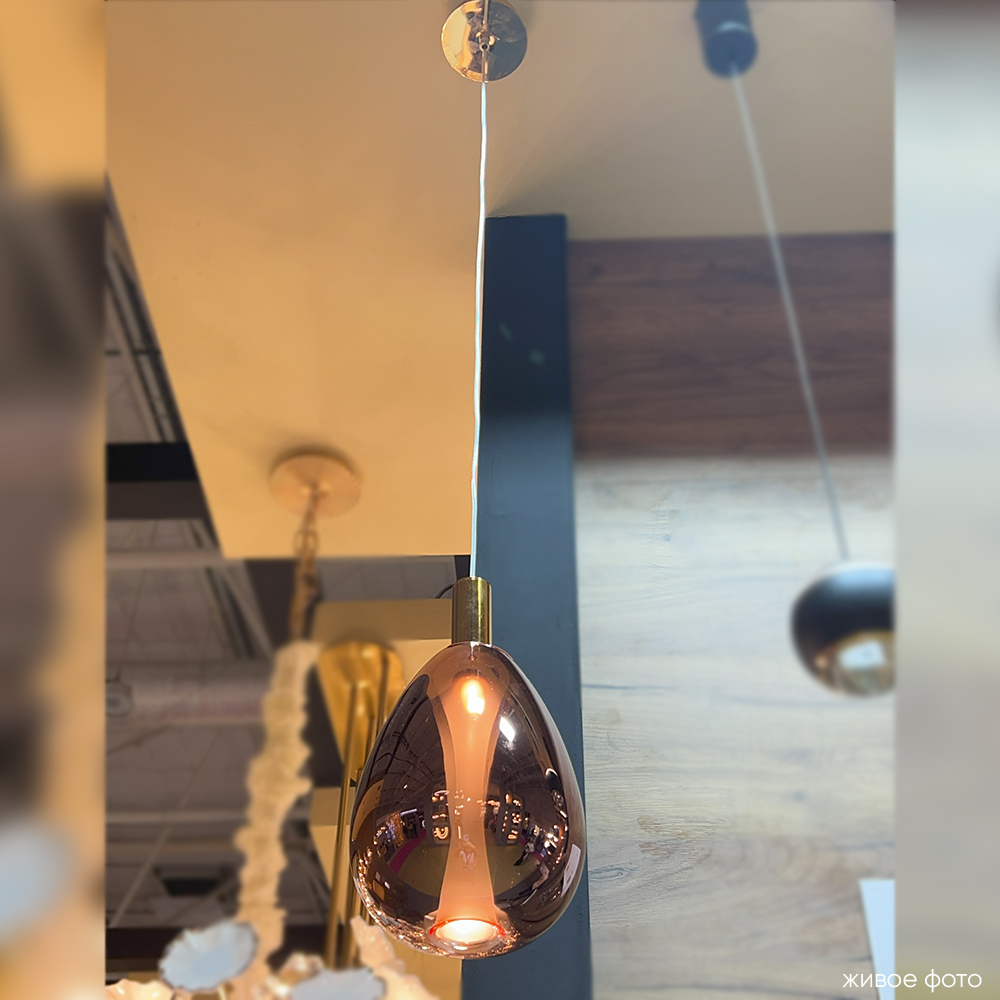 Подвесной светильник Crystal Lux GAUDI SP4W LED COPPER, цвет медный - фото 6