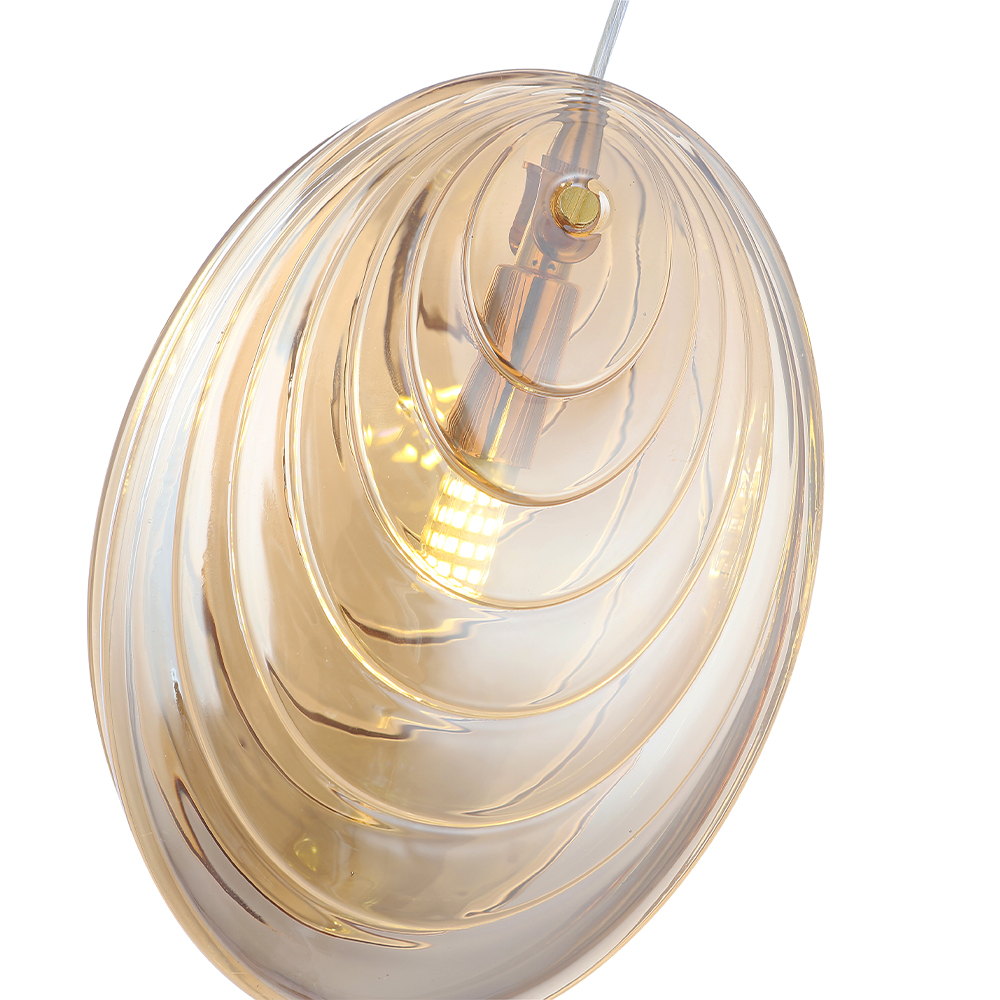 Подвесной светильник Crystal Lux MAR SP1 AMBER, цвет янтарный - фото 2