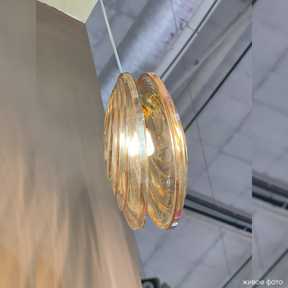 Подвесной светильник Crystal Lux MAR SP1 AMBER, цвет янтарный - фото 4