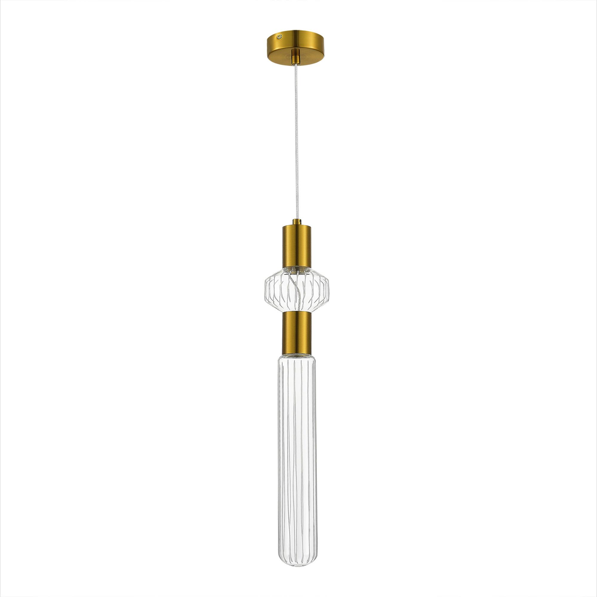 Подвесной светильник St Luce TACCHE SL6117.203.02, цвет золотистый;прозрачный - фото 2
