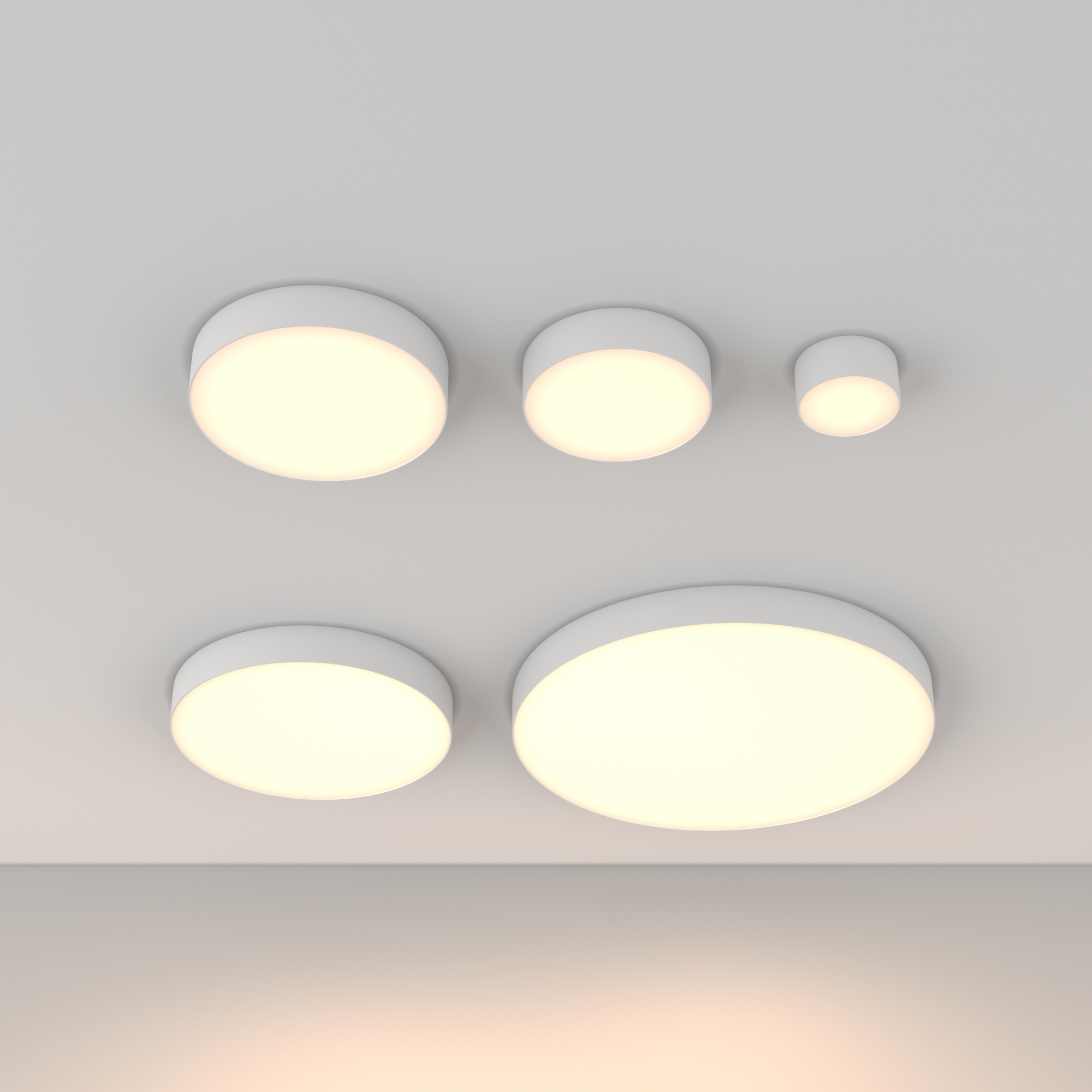 Потолочный светильник Maytoni ZON C032CL-12W3K-RD-W, цвет белый - фото 3
