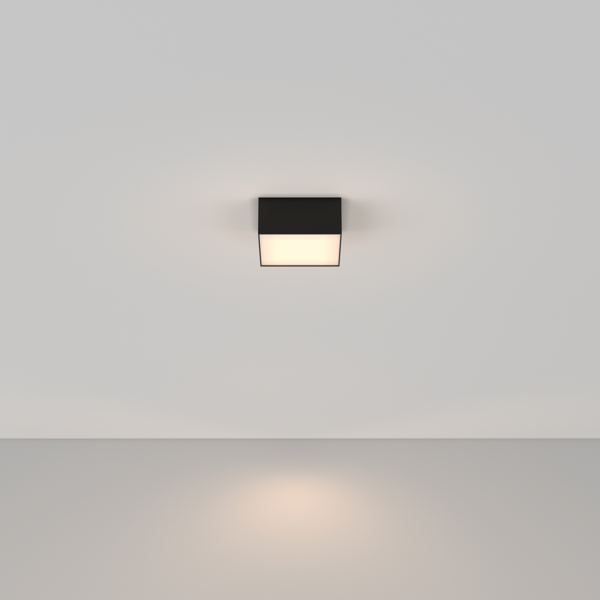 Потолочный светильник Maytoni ZON C032CL-12W3K-SQ-B, цвет чёрный - фото 3