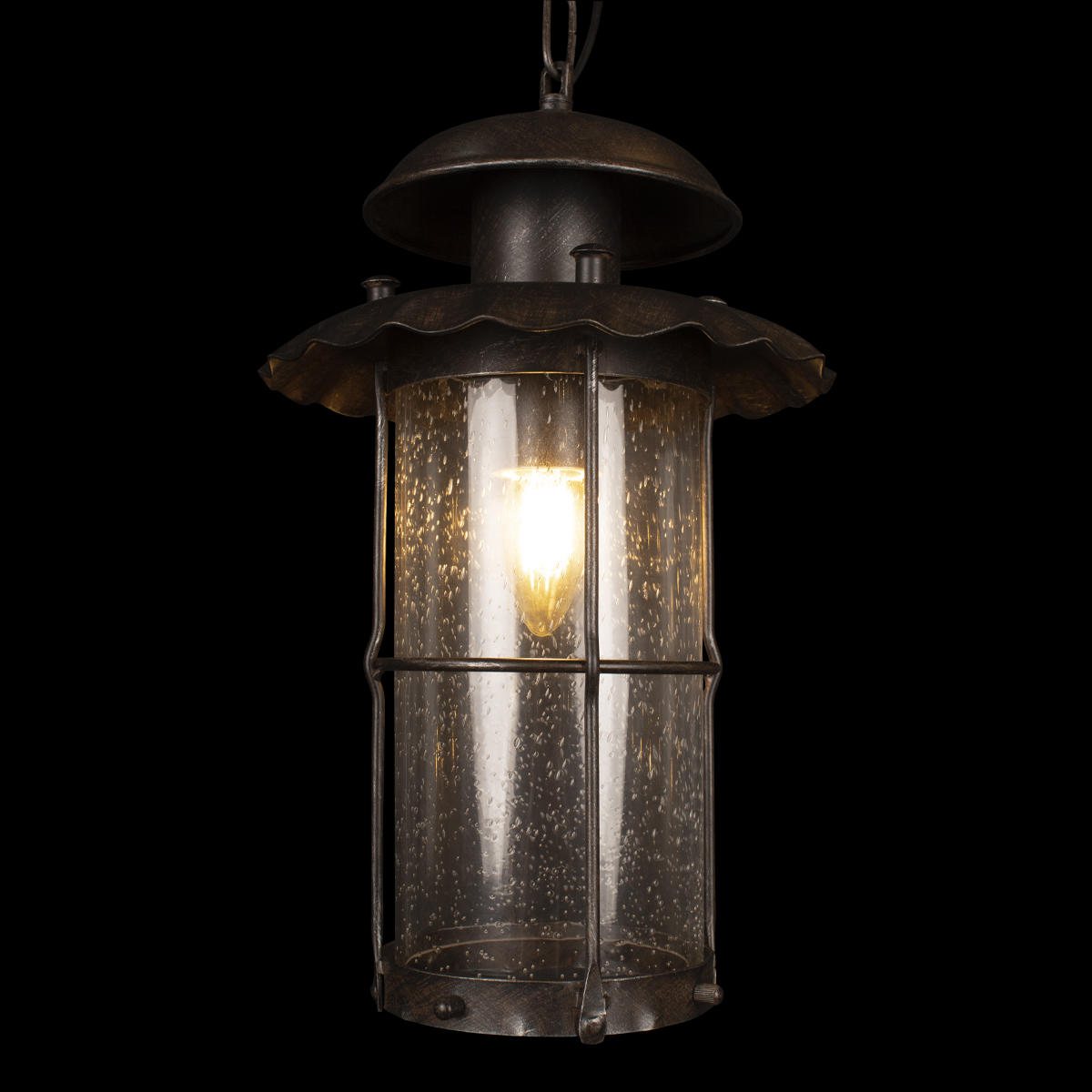 Уличный подвесной светильник Loft It PALERMO 100015P, цвет прозрачный;коричневый - фото 6