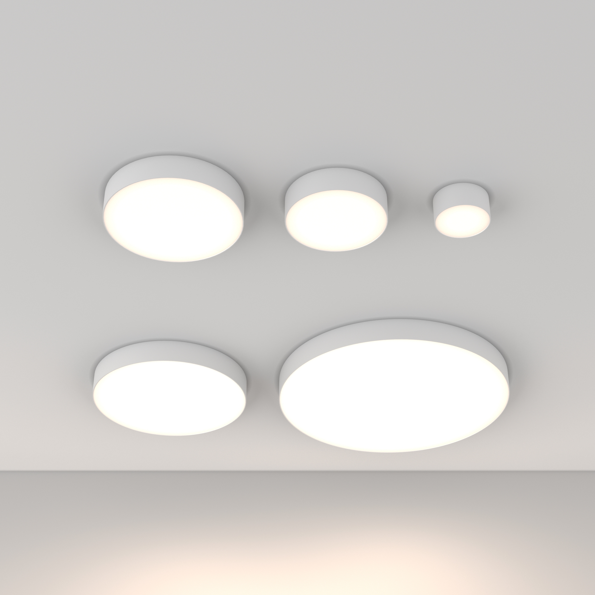 Потолочный светильник Maytoni ZON C032CL-12W4K-RD-W, цвет белый - фото 3