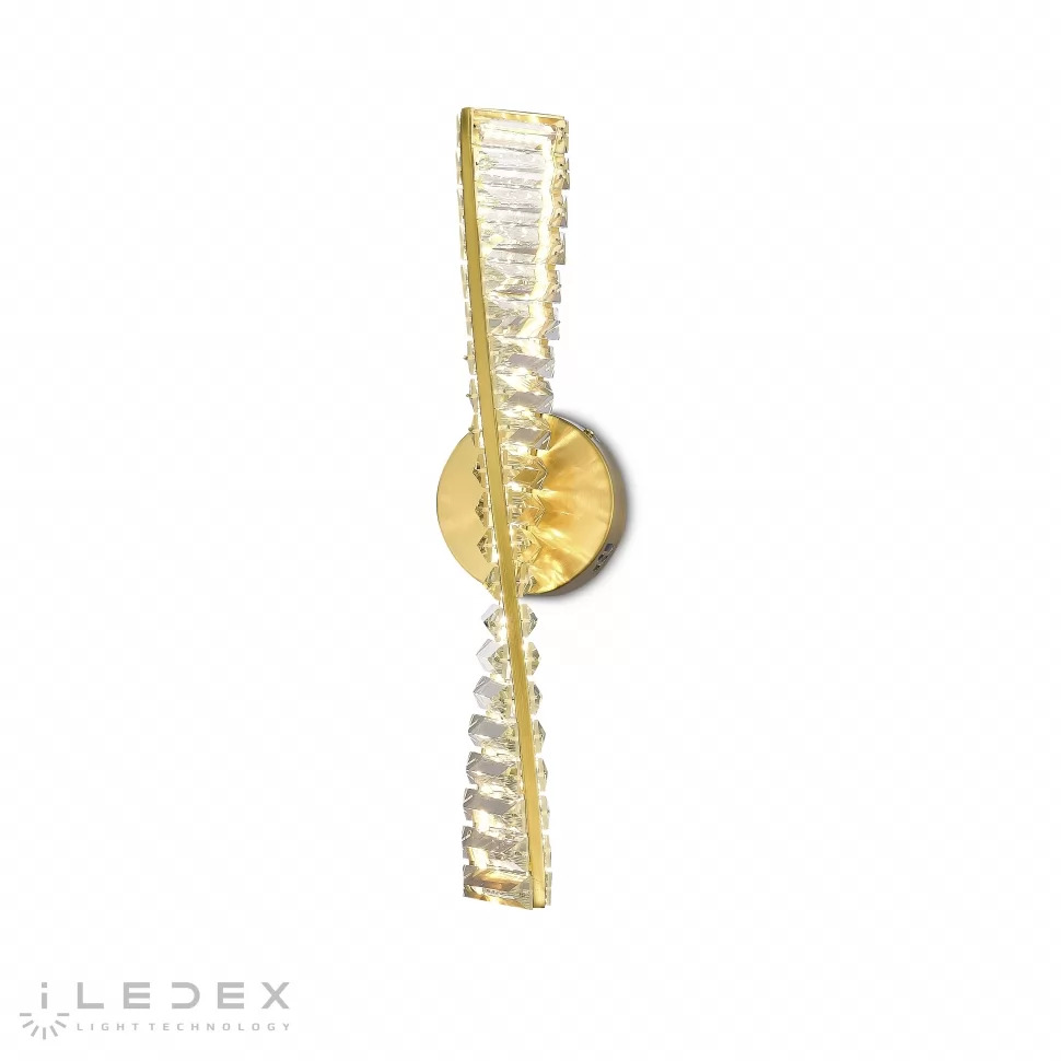 Настенный светильник iLedex WOODSTOCK W2119-500 BR, цвет золотистый;прозрачный - фото 1