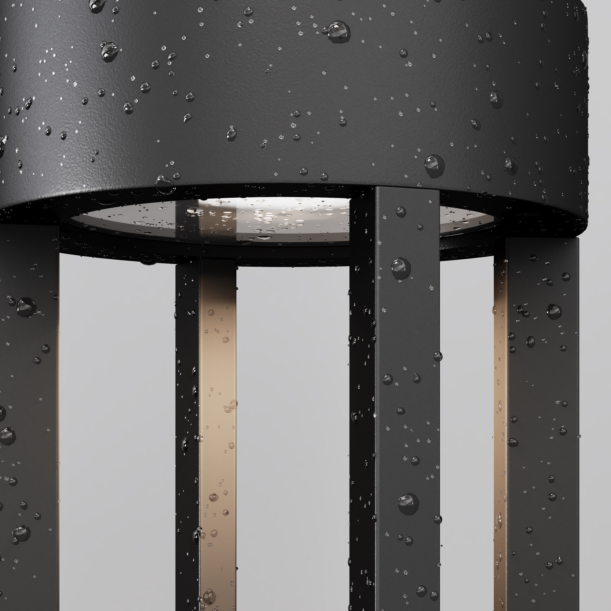 Ландшафтный светильник Maytoni VINT O458FL-L9GF3K, цвет чёрный - фото 4