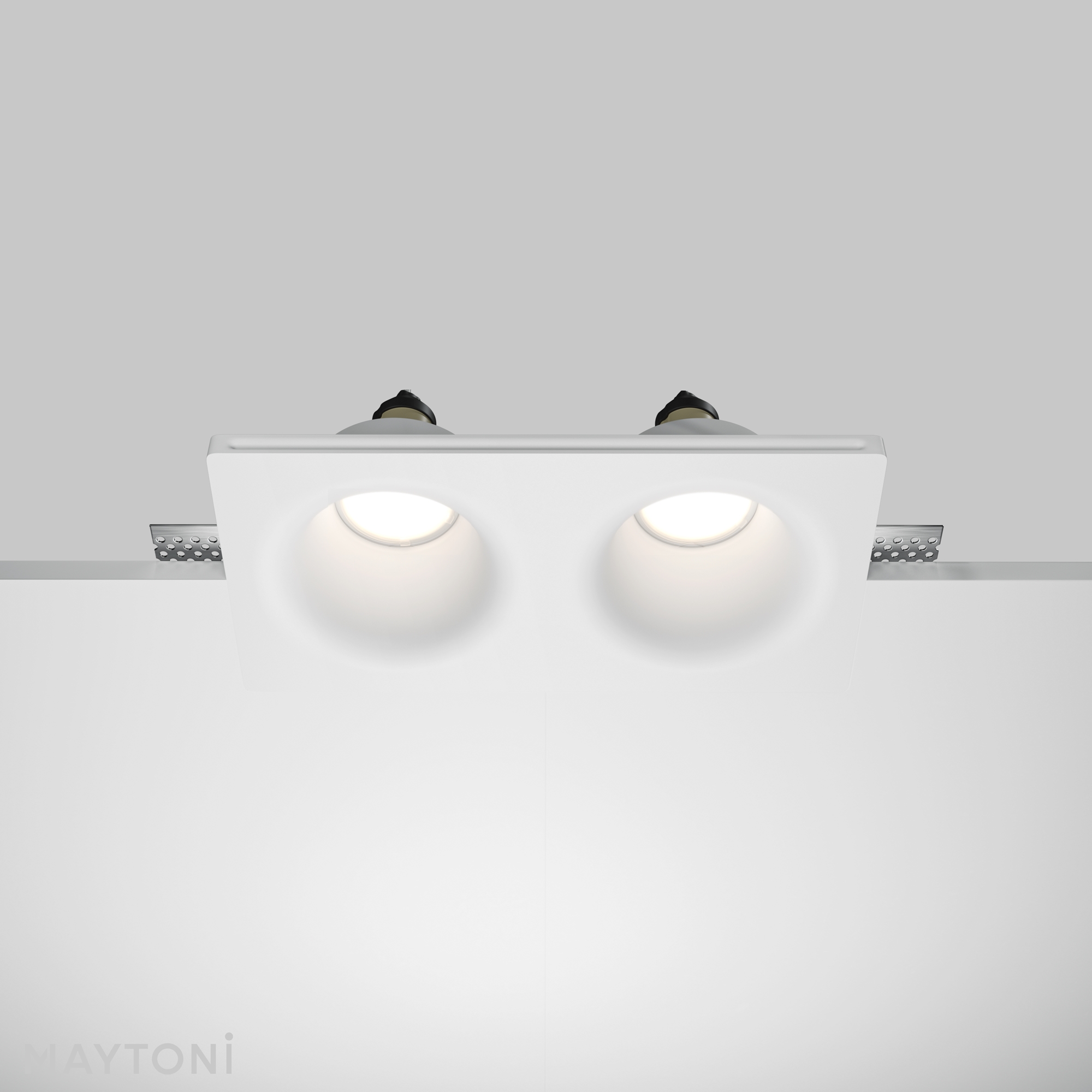 Точечный встраиваемый светильник Maytoni GYPS MODERN DL002-DW-02-W, цвет белый - фото 4
