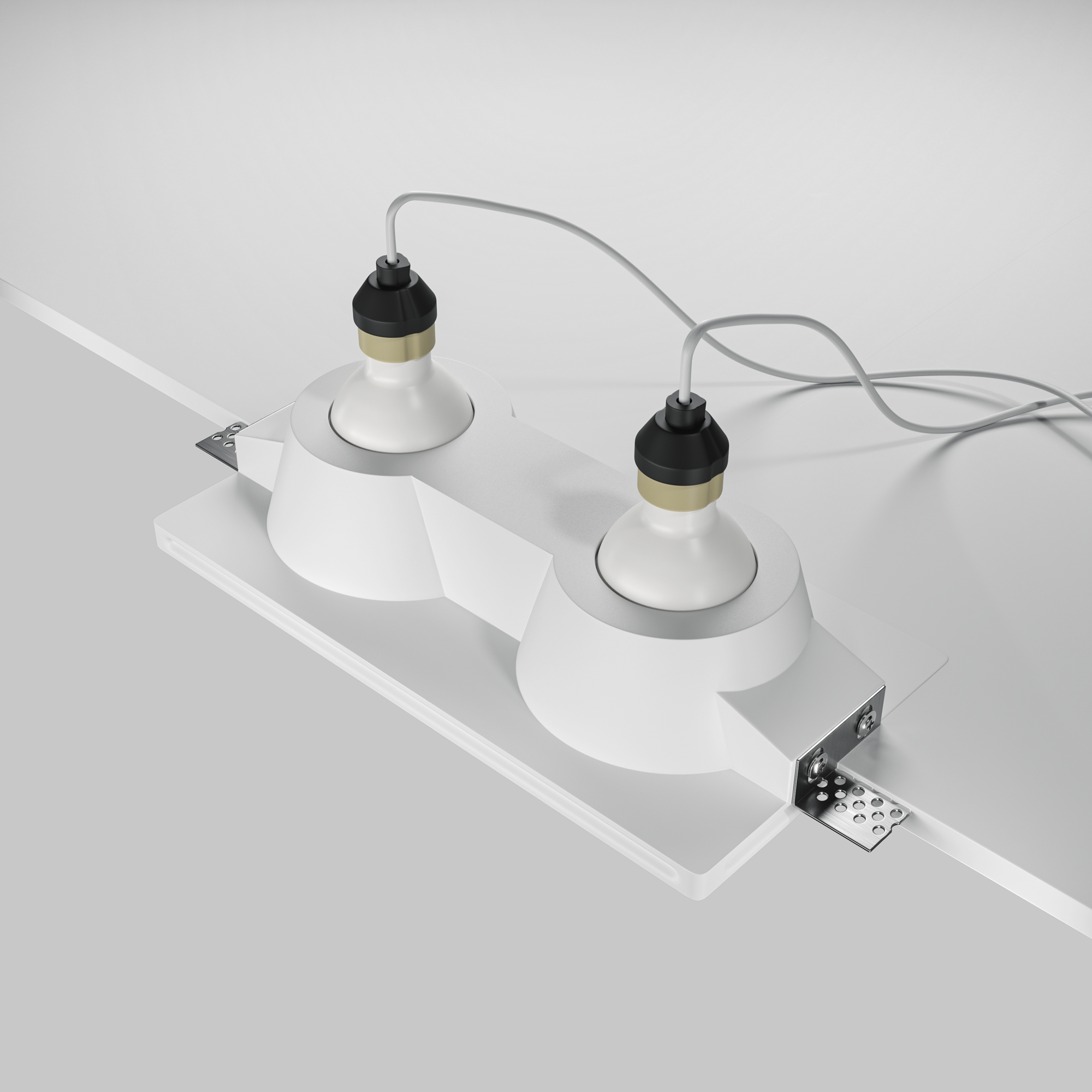Точечный встраиваемый светильник Maytoni GYPS MODERN DL002-DW-02-W, цвет белый - фото 5